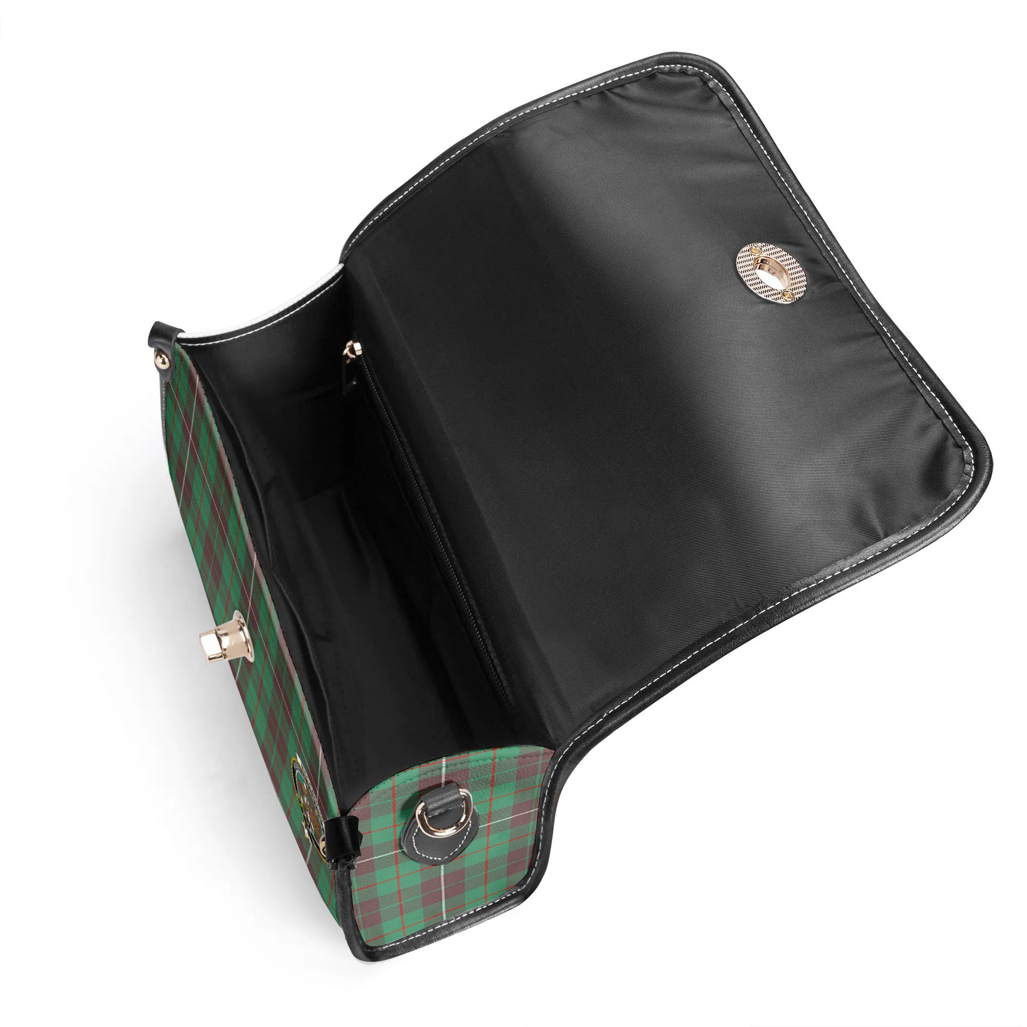 MacKinnon Hunting Ancient Tartan Crest Satchel Bag