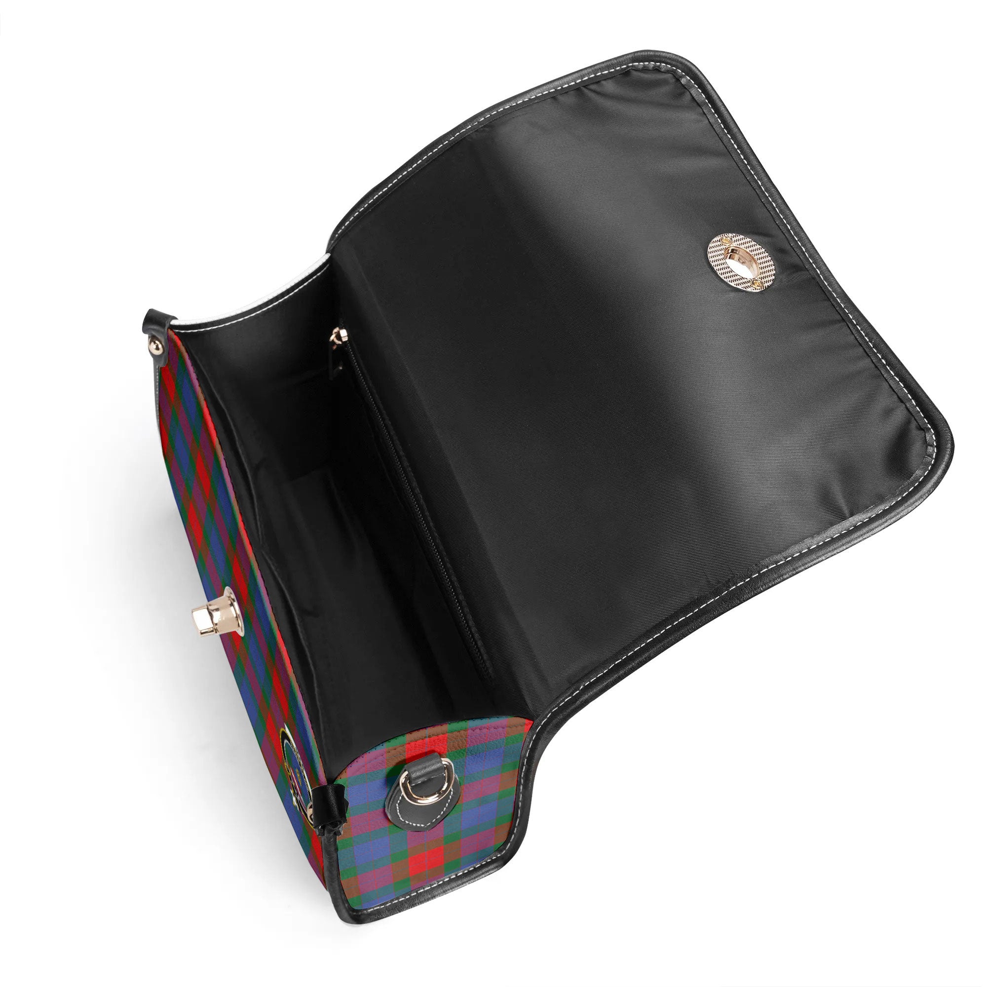 Mar Tartan Crest Satchel Bag