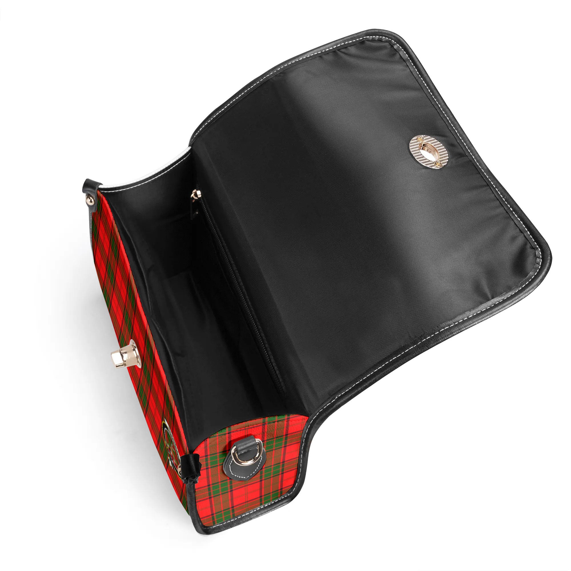 Maxwell Modern Tartan Crest Satchel Bag