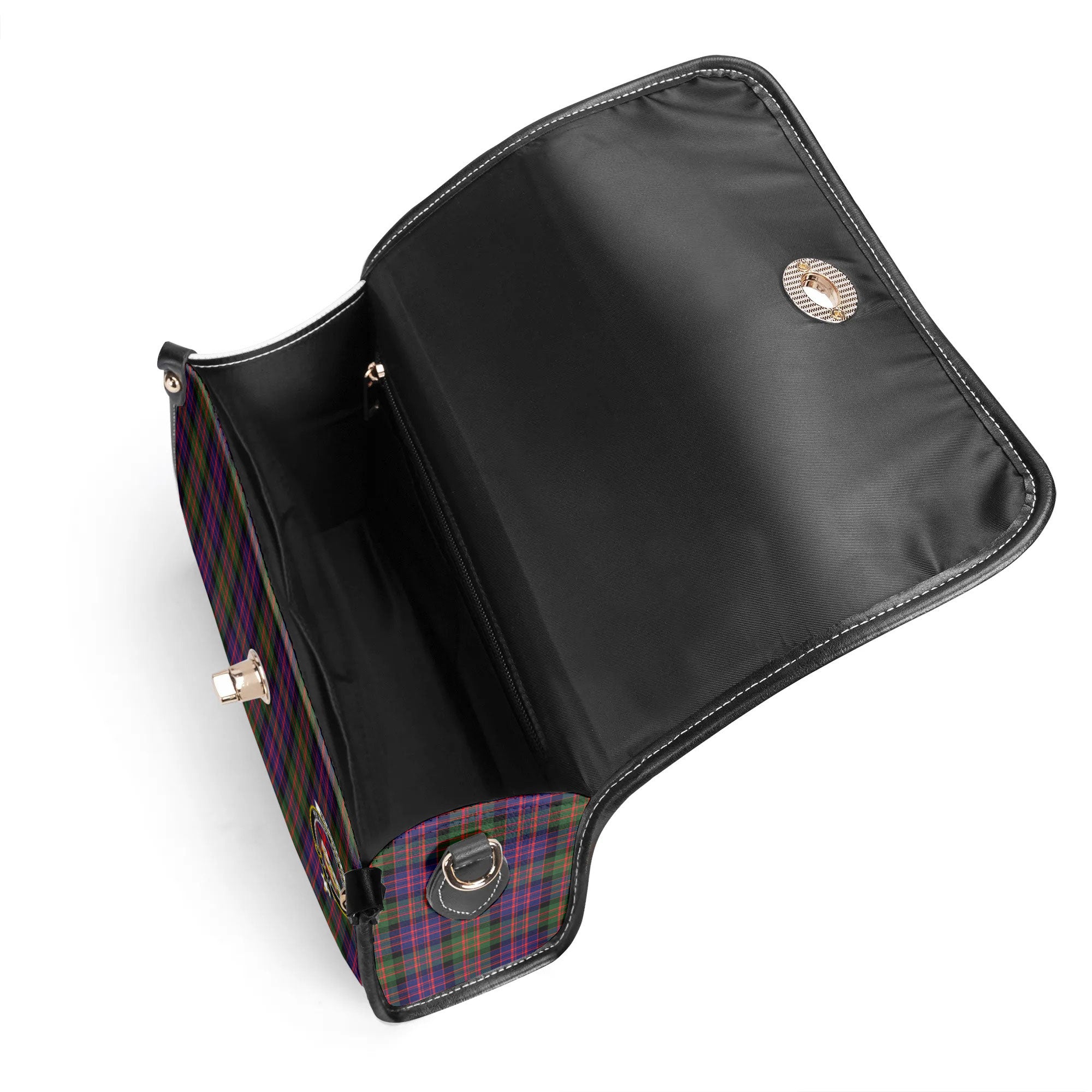 McDonald Modern Tartan Crest Satchel Bag