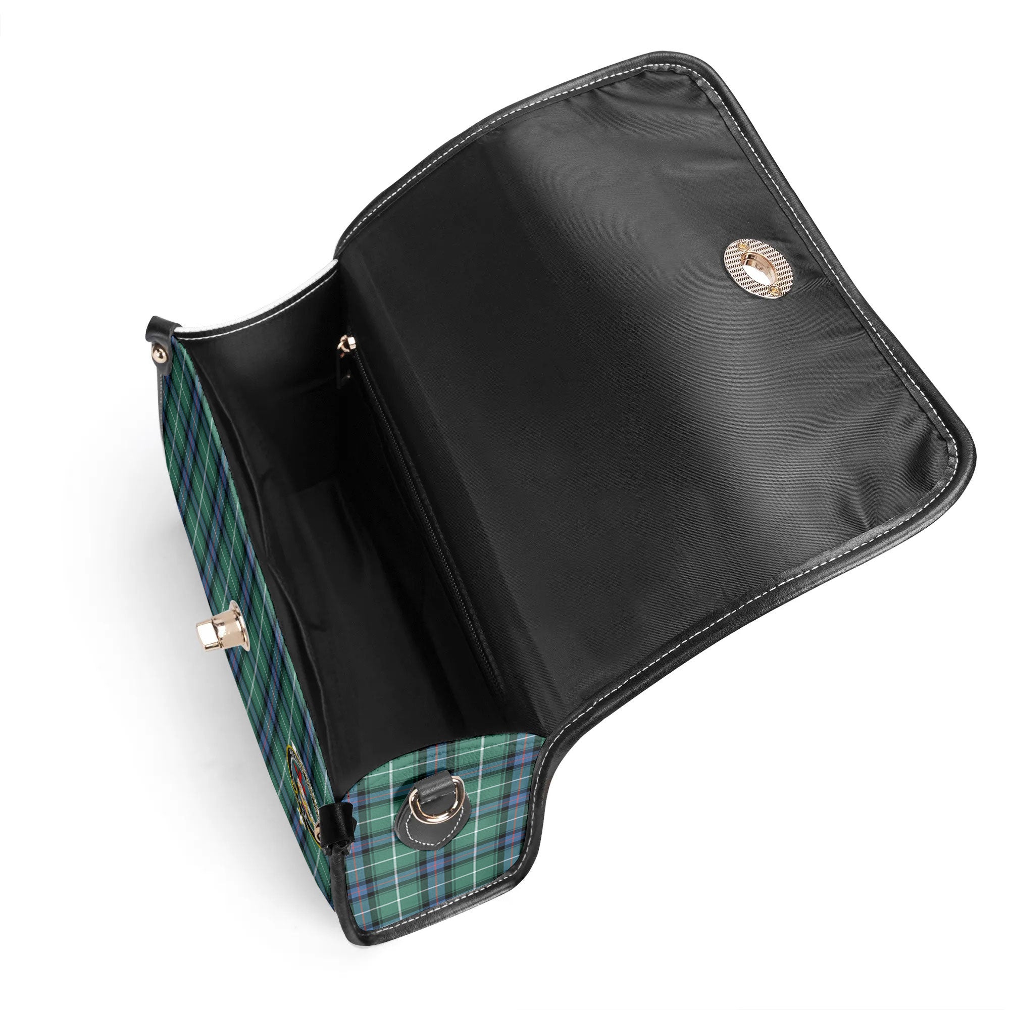 McDonald of the Isles Hunting Ancient Tartan Crest Satchel Bag