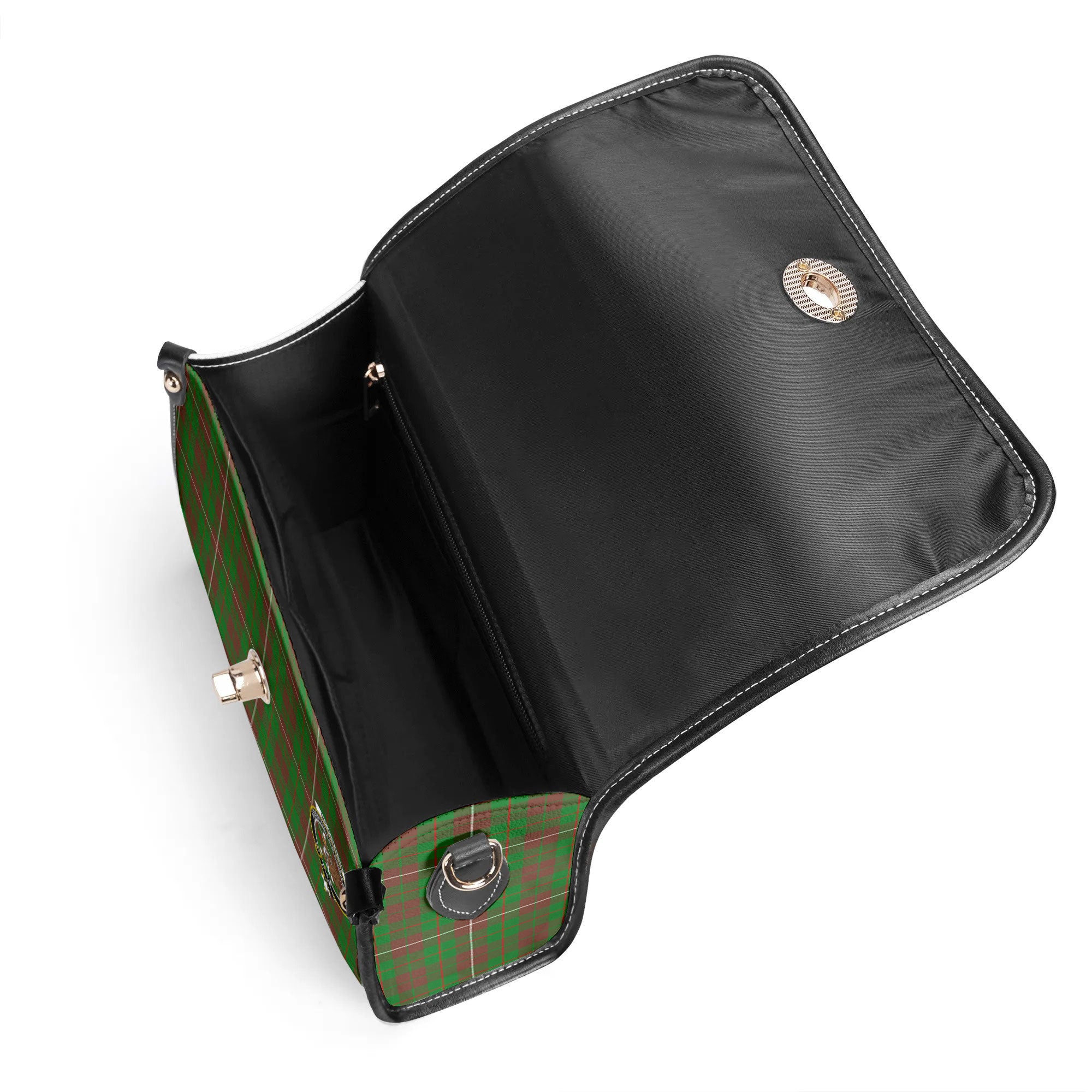 McKinnon Hunting Modern Tartan Crest Satchel Bag