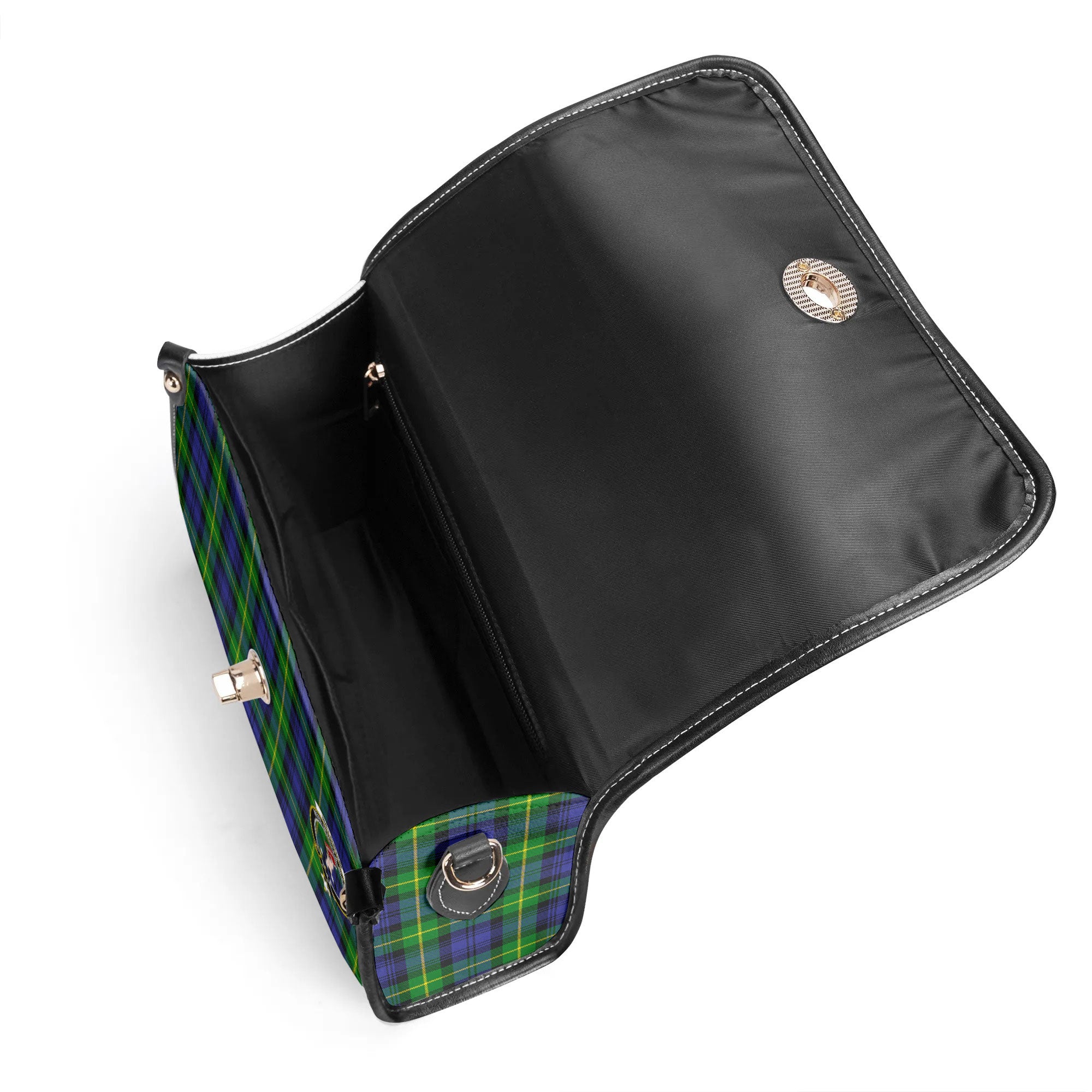 Meldrum Tartan Crest Satchel Bag