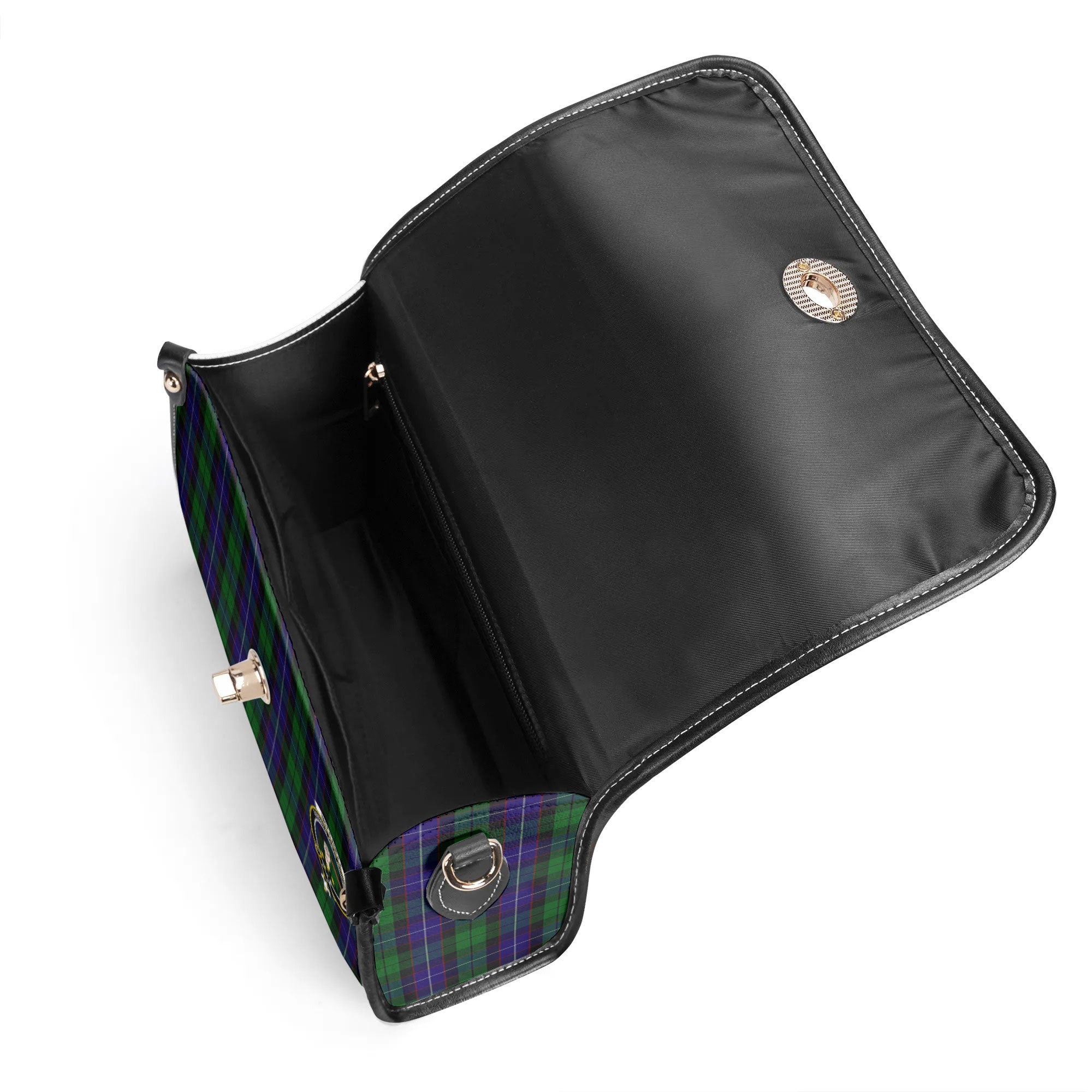 Mitchell Tartan Crest Satchel Bag