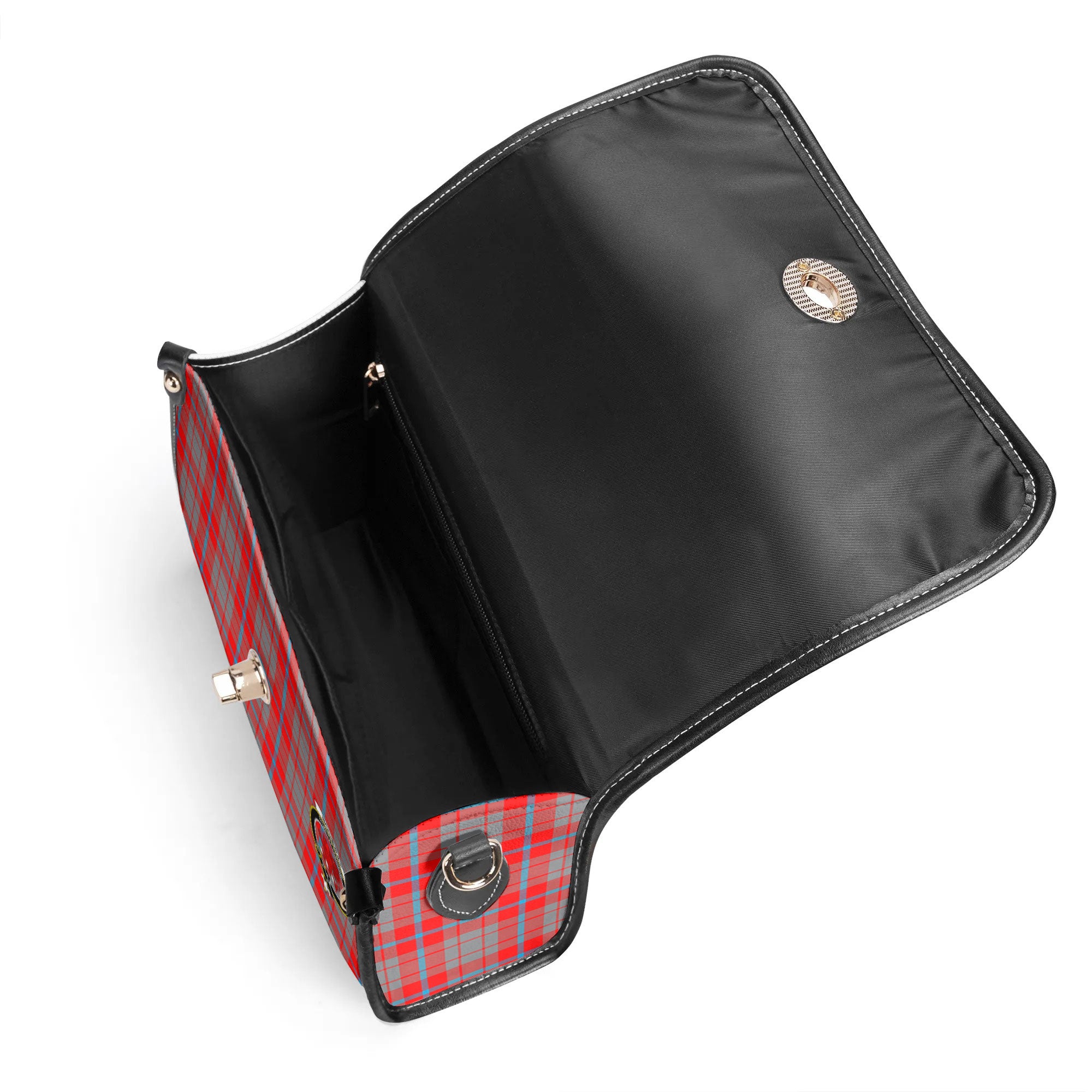 Moubray Tartan Crest Satchel Bag