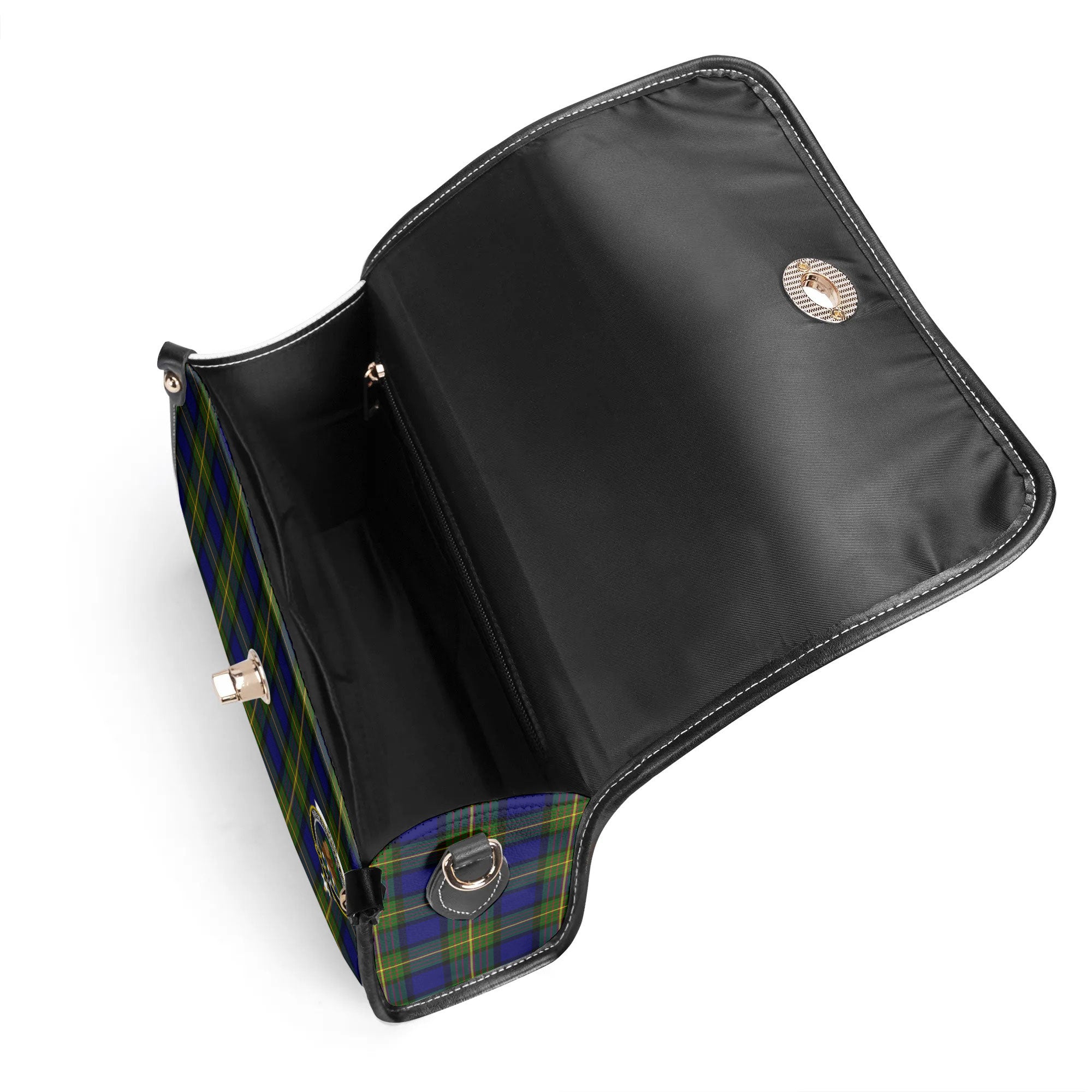 Muir Tartan Crest Satchel Bag