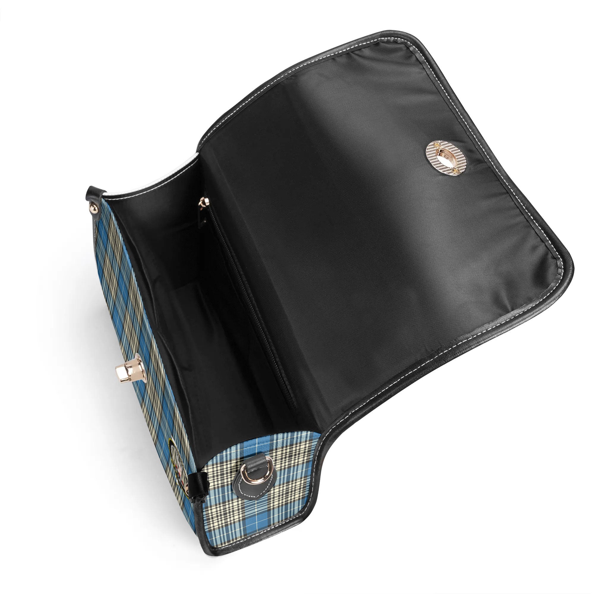 Napier Ancient Tartan Crest Satchel Bag