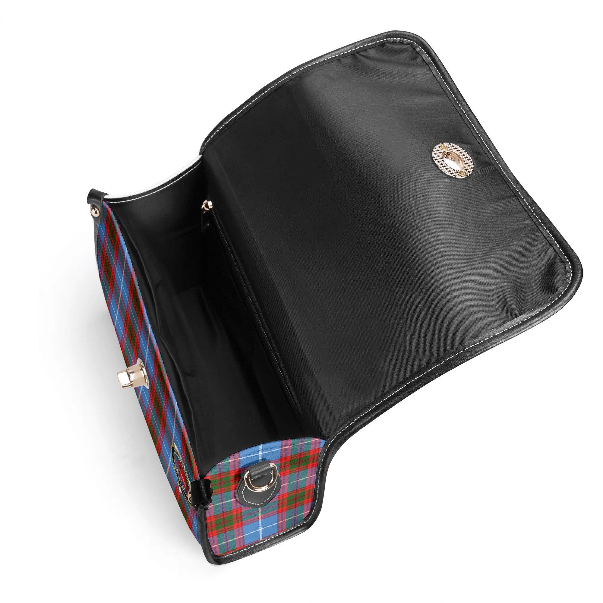 Pentland Tartan Crest Satchel Bag