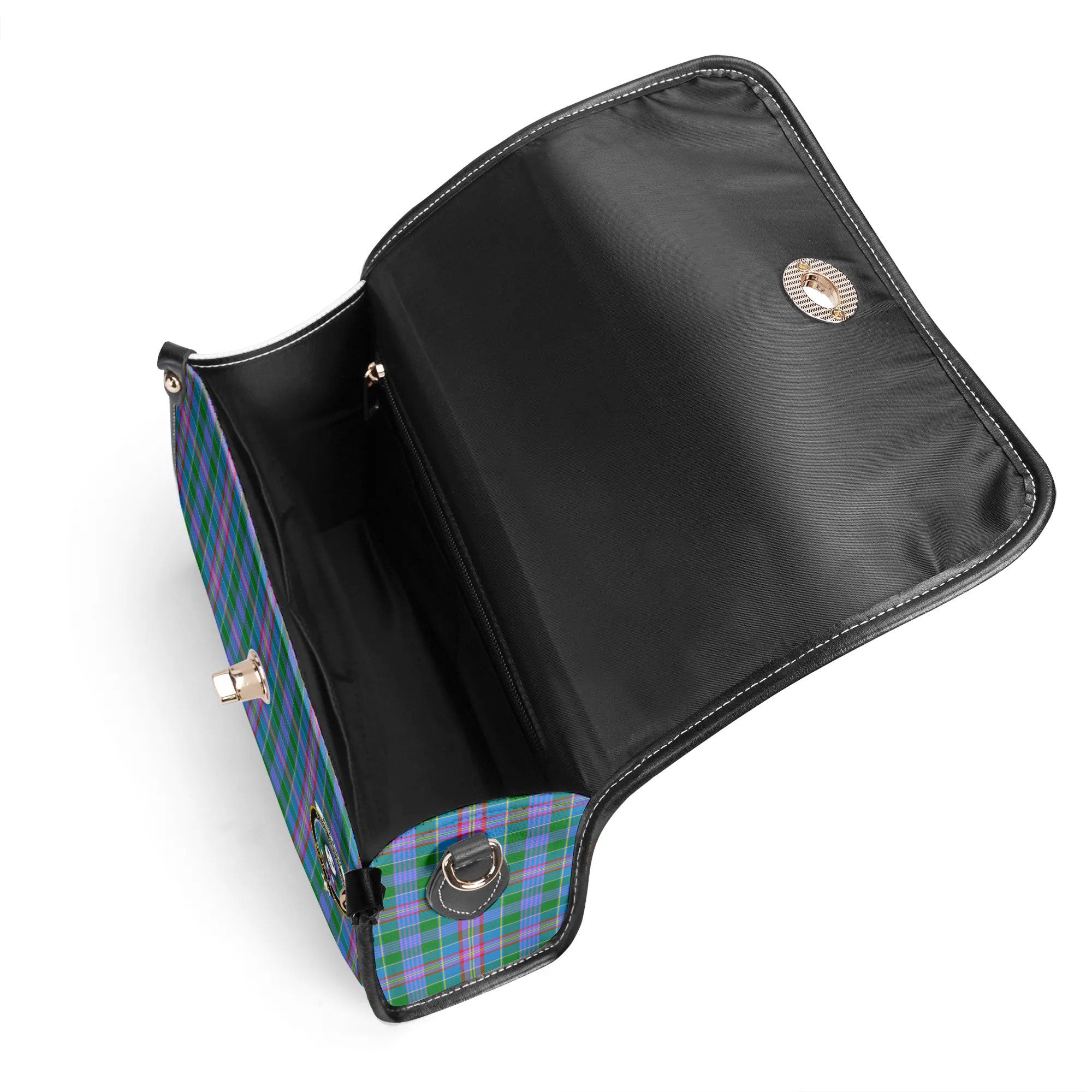 Pitcairn Hunting Tartan Crest Satchel Bag