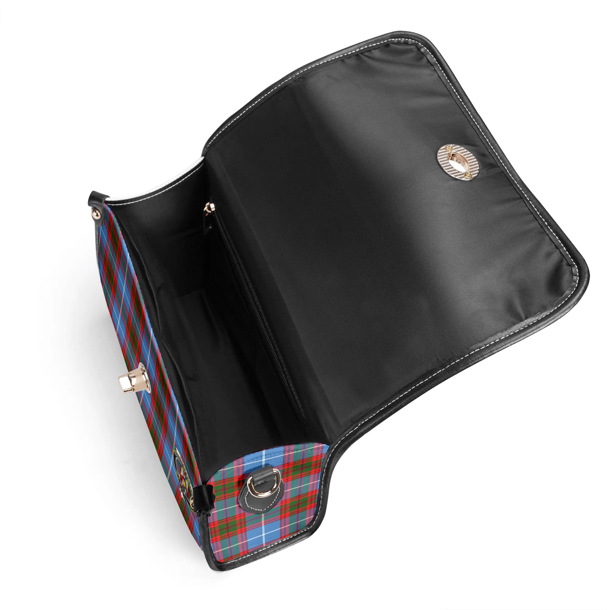 Preston Tartan Crest Satchel Bag