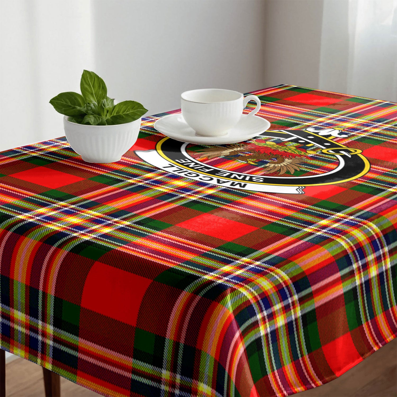 Makgill Tartan Crest Tablecloth