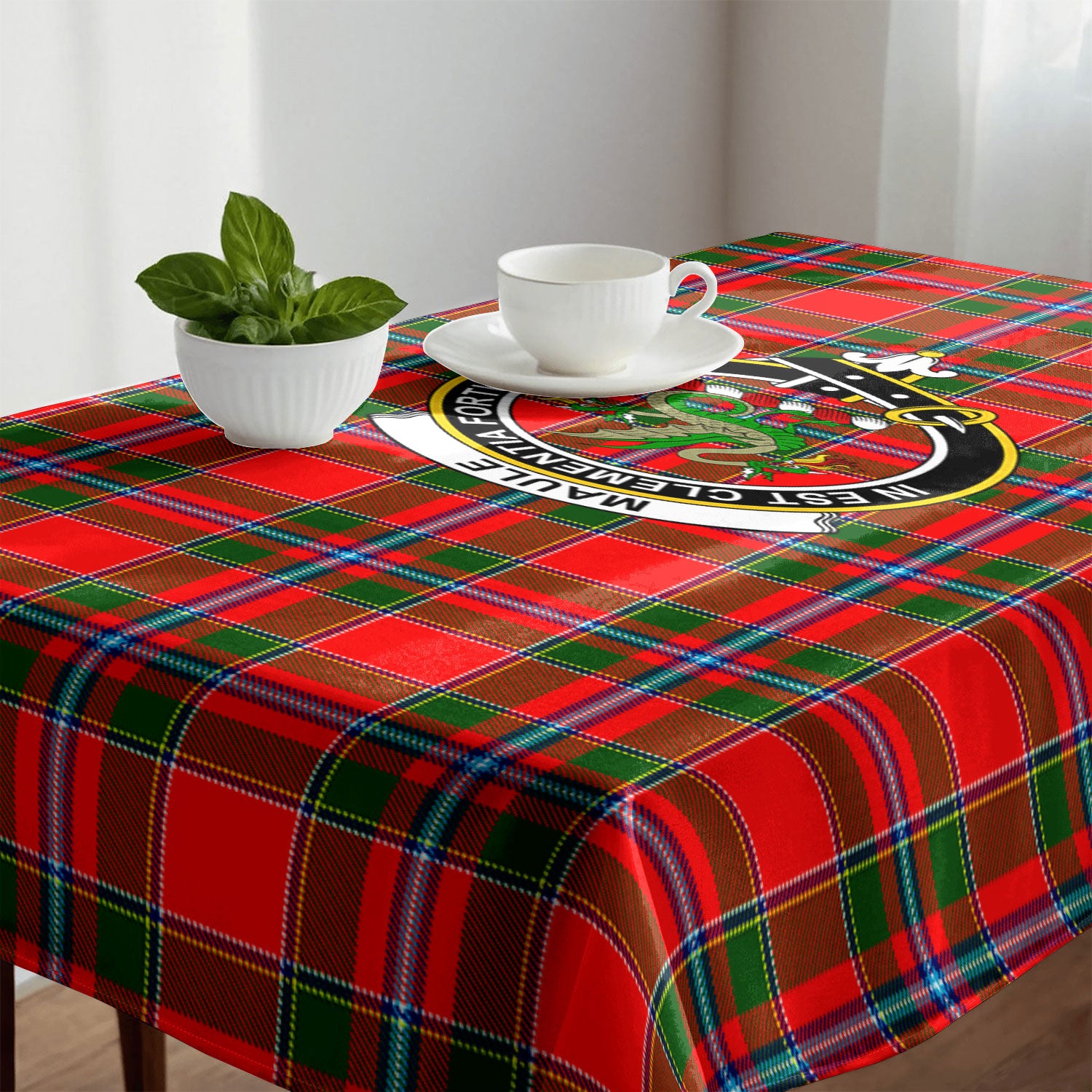 Maule Tartan Crest Tablecloth