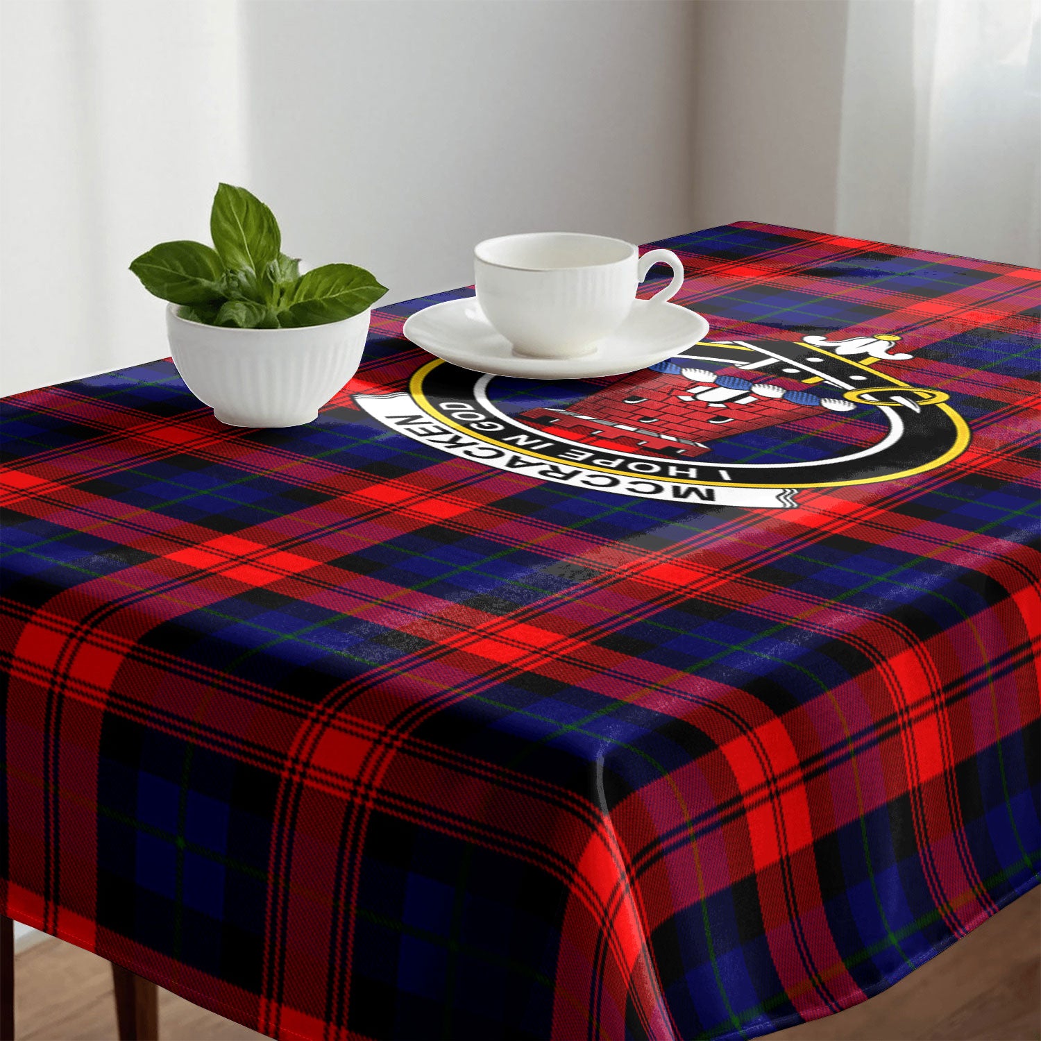 McCracken Tartan Crest Tablecloth