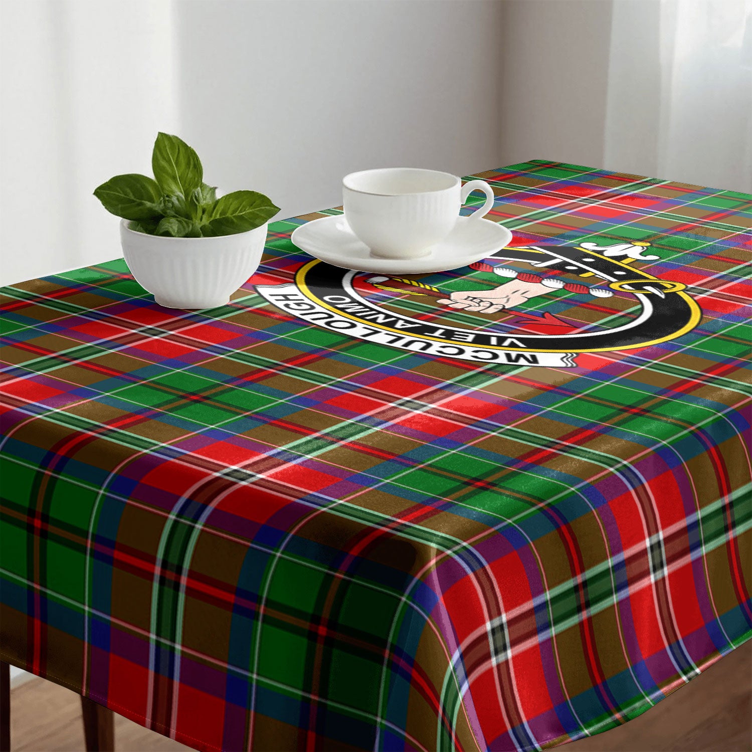 McCullough Tartan Crest Tablecloth