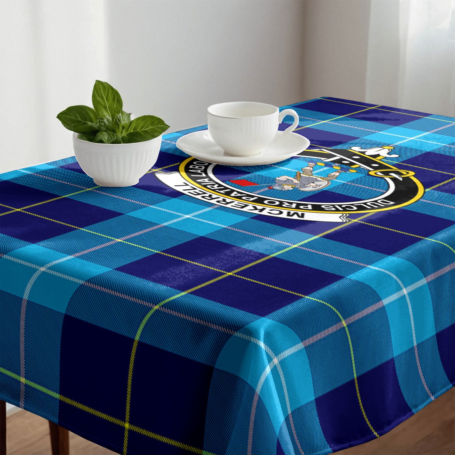 McKerrell Tartan Crest Tablecloth