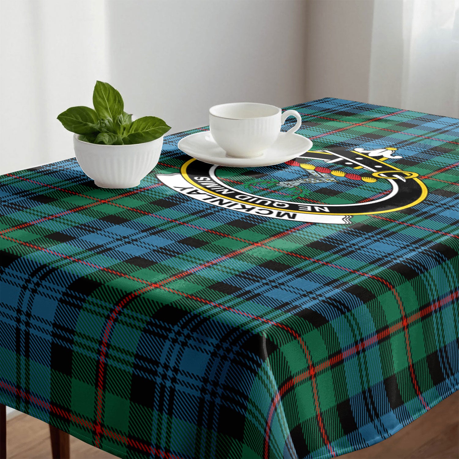 McKinlay Ancient Tartan Crest Tablecloth