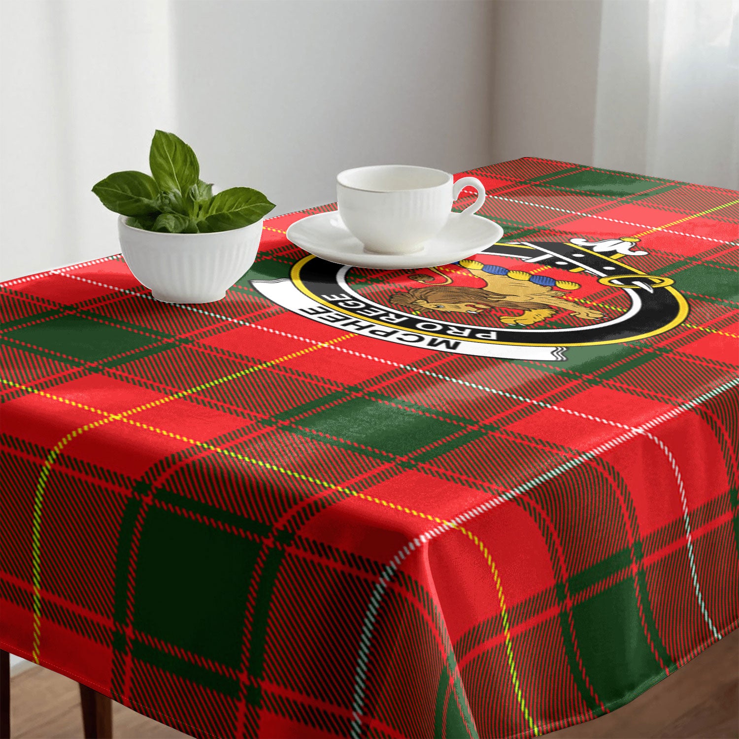 McPhee Tartan Crest Tablecloth