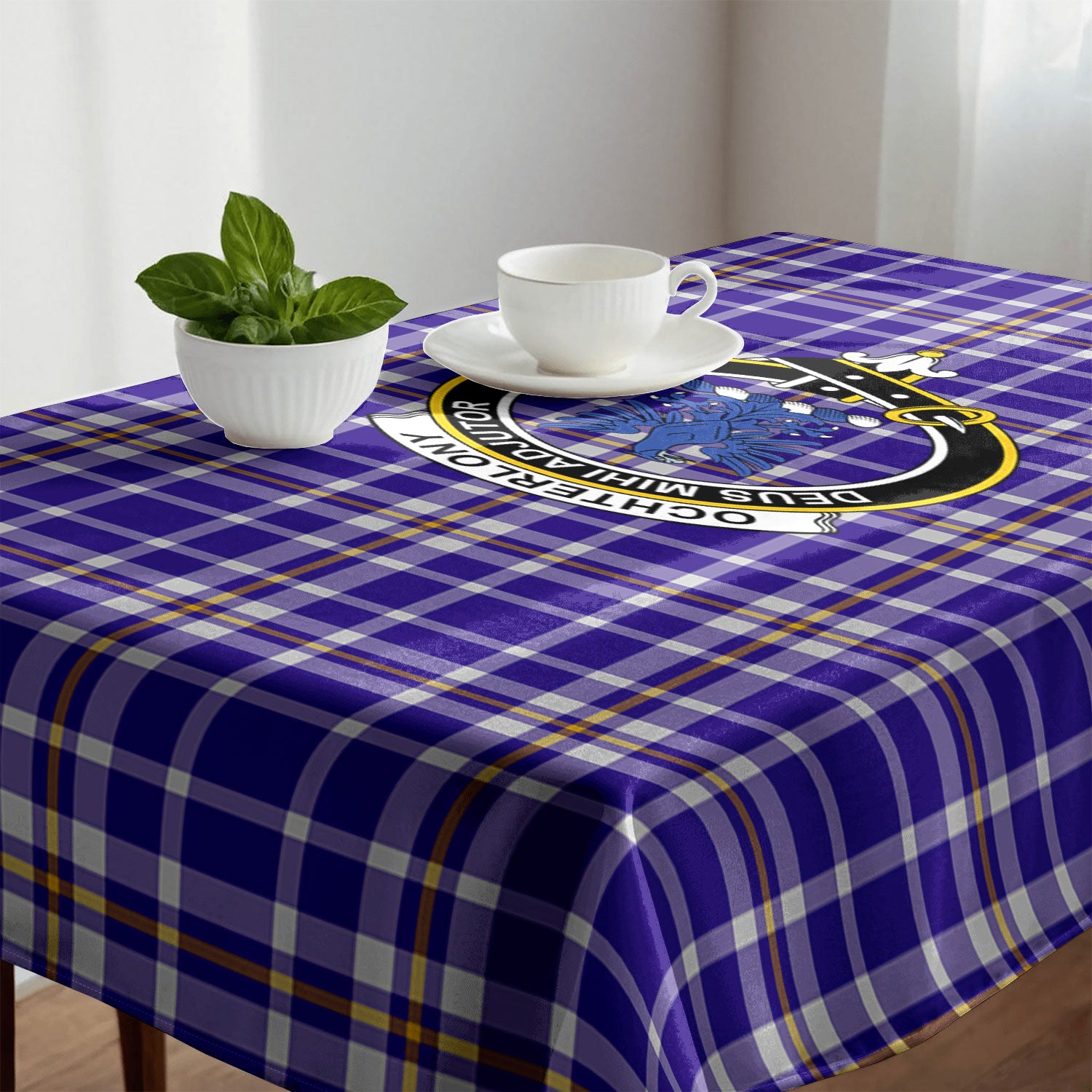 Ochterlony Tartan Crest Tablecloth