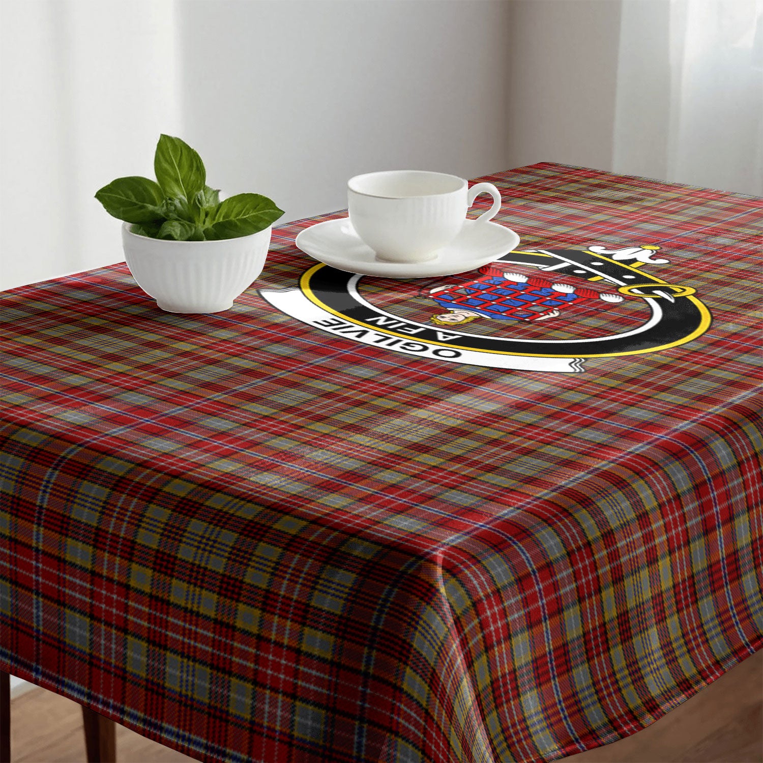 Ogilvie Tartan Crest Tablecloth