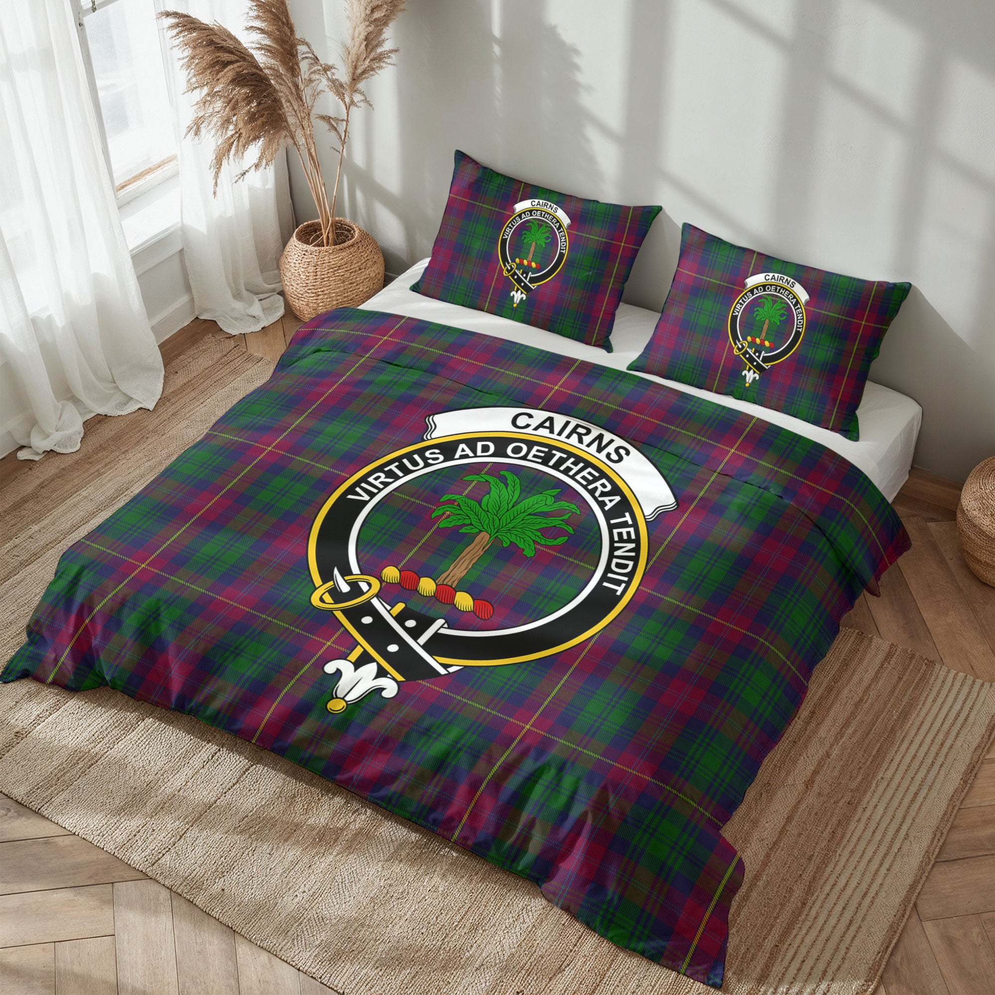 Cairns Tartan Crest Bedding Set