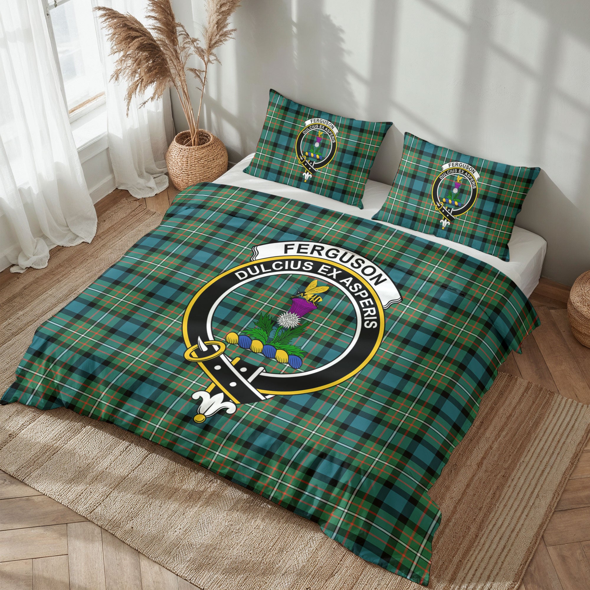 Ferguson Ancient Tartan Crest Bedding Set