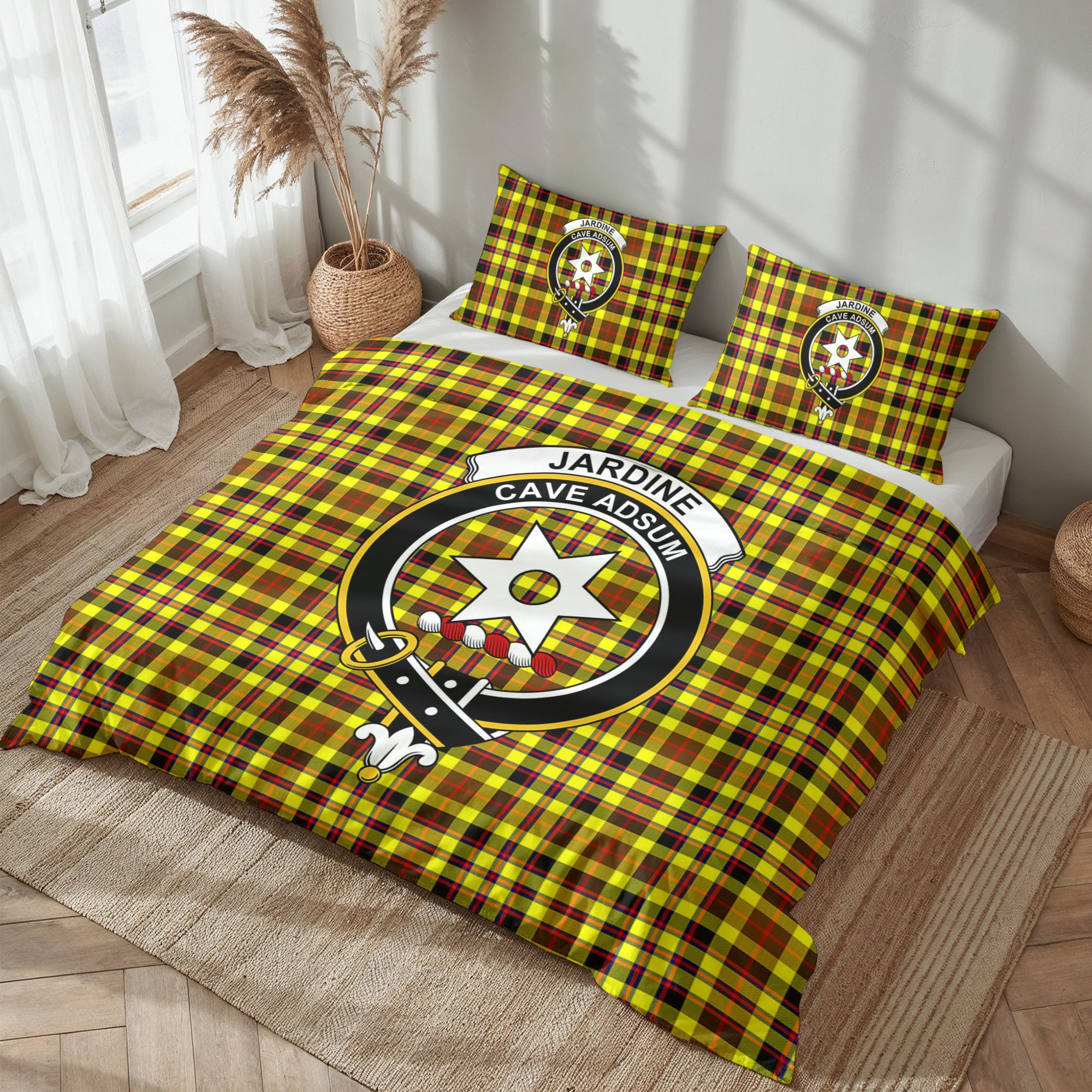 Jardine Tartan Crest Bedding Set