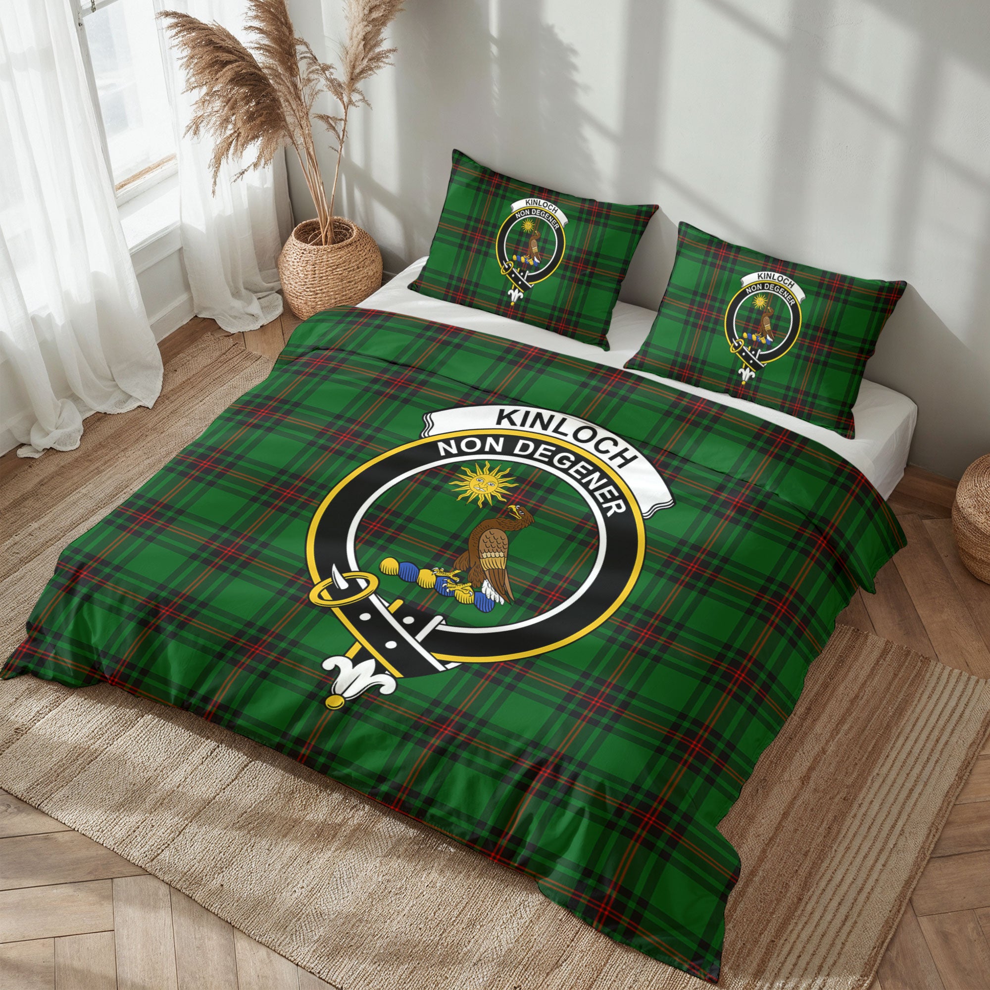 Kinloch Tartan Crest Bedding Set