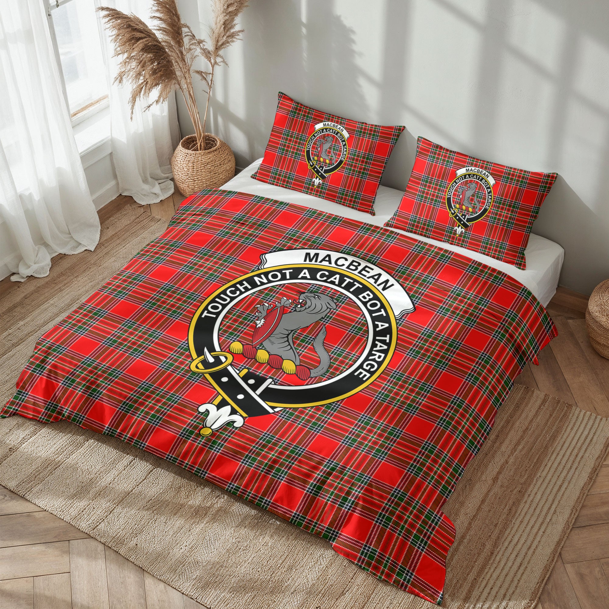 MacBean Tartan Crest Bedding Set