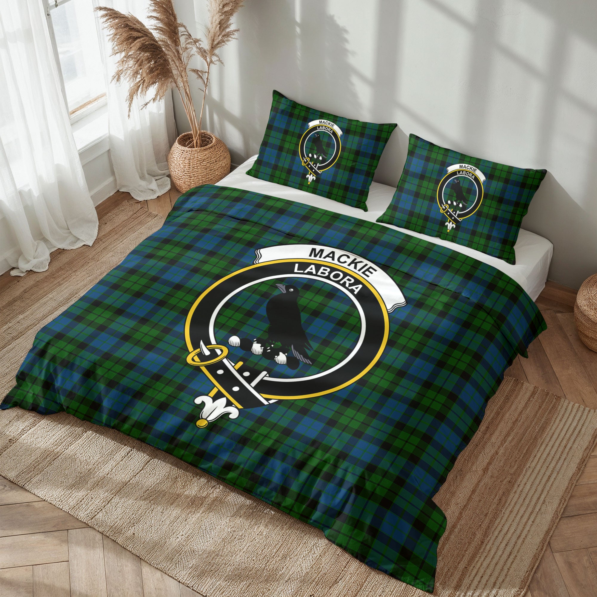 MacKie Tartan Crest Bedding Set