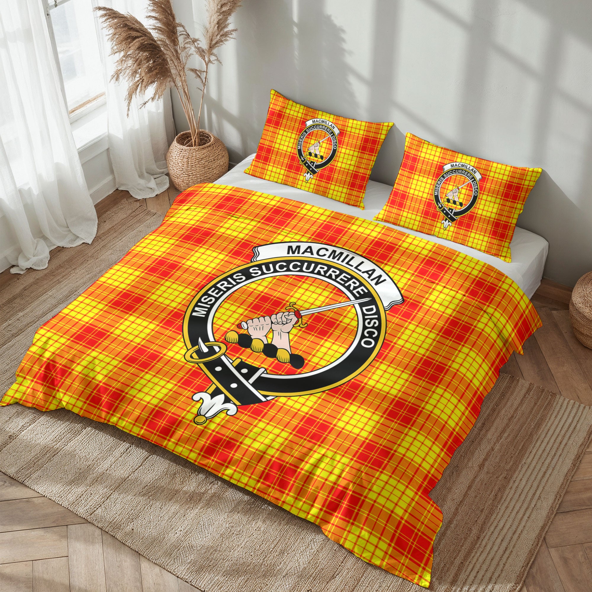 MacMillan Clan Tartan Crest Bedding Set