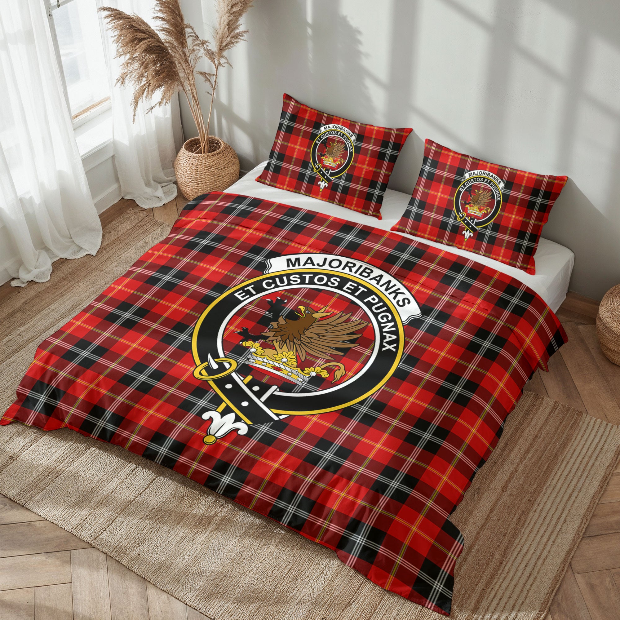 Majoribanks Tartan Crest Bedding Set