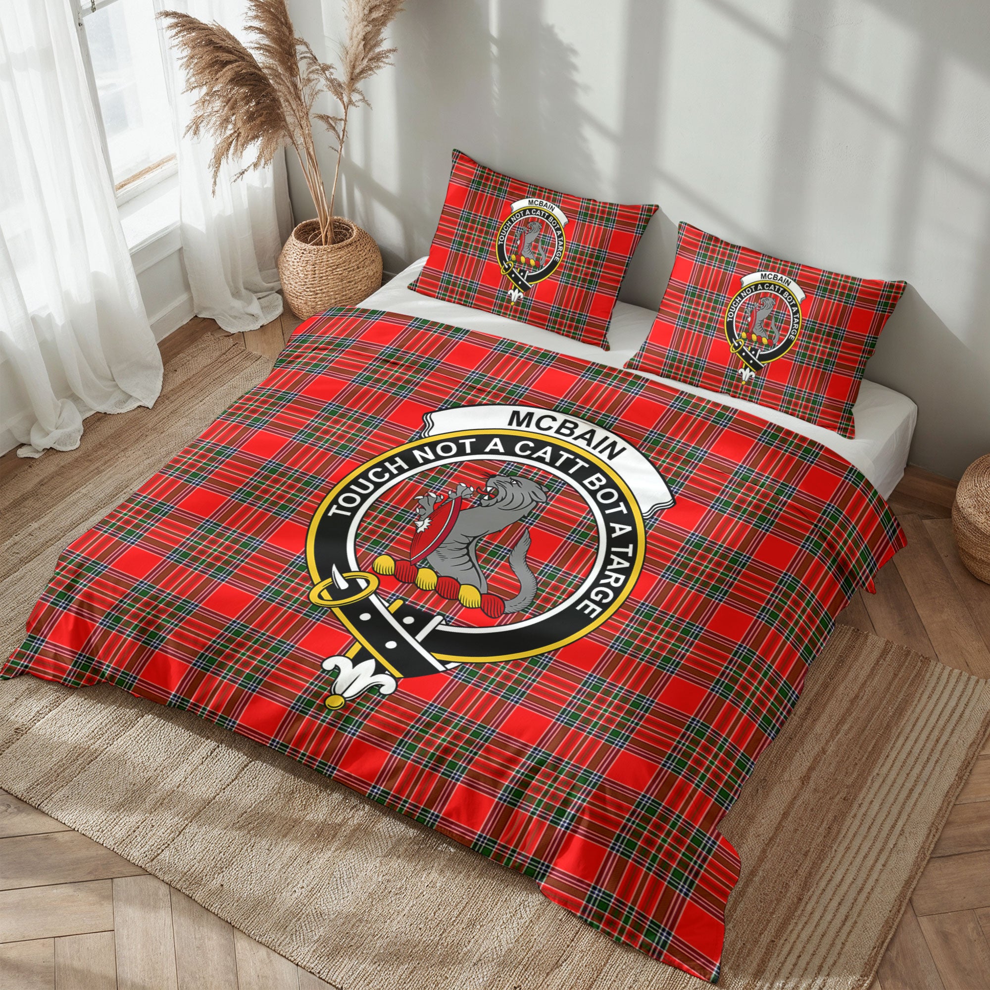 McBain Tartan Crest Bedding Set