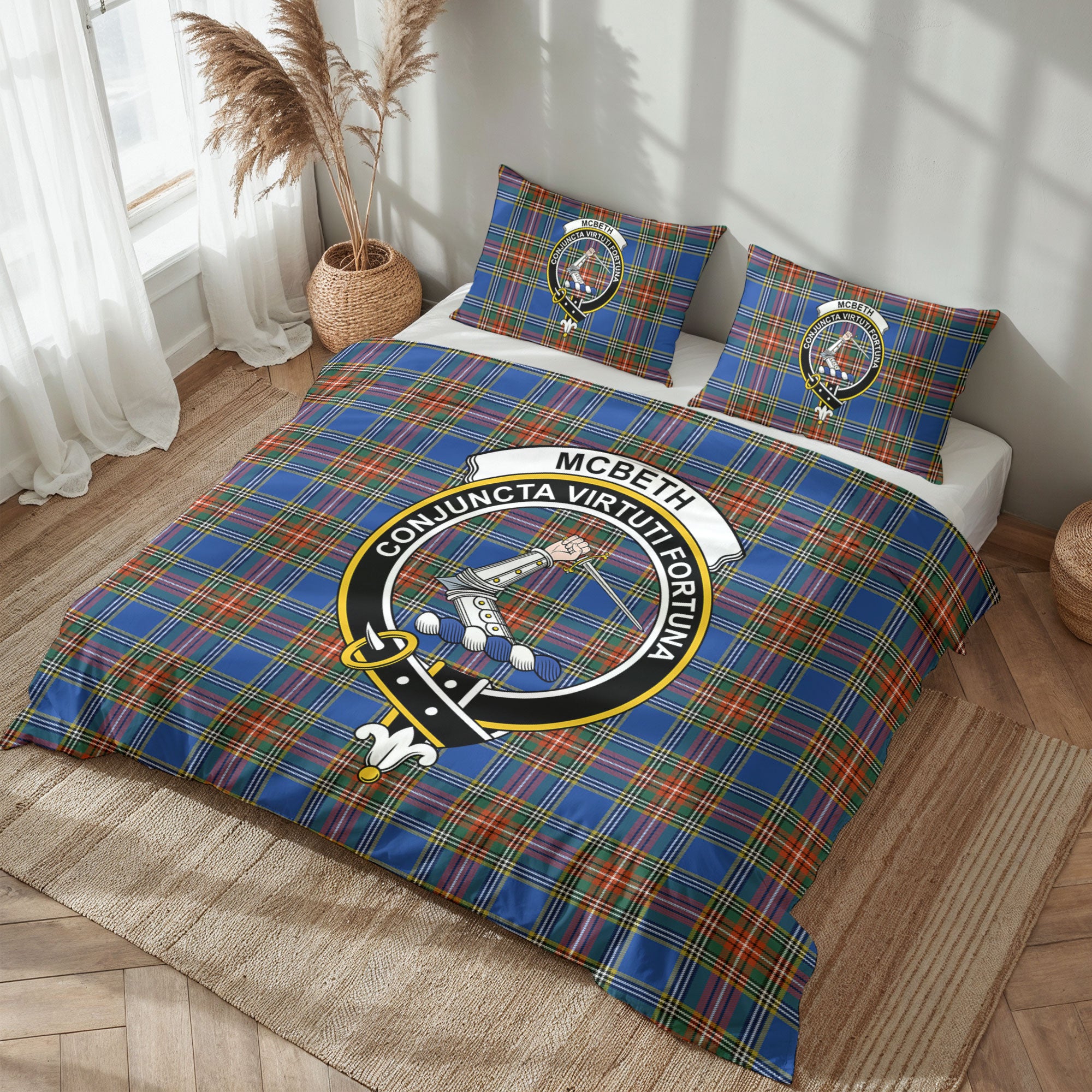 McBeth Ancient Tartan Crest Bedding Set