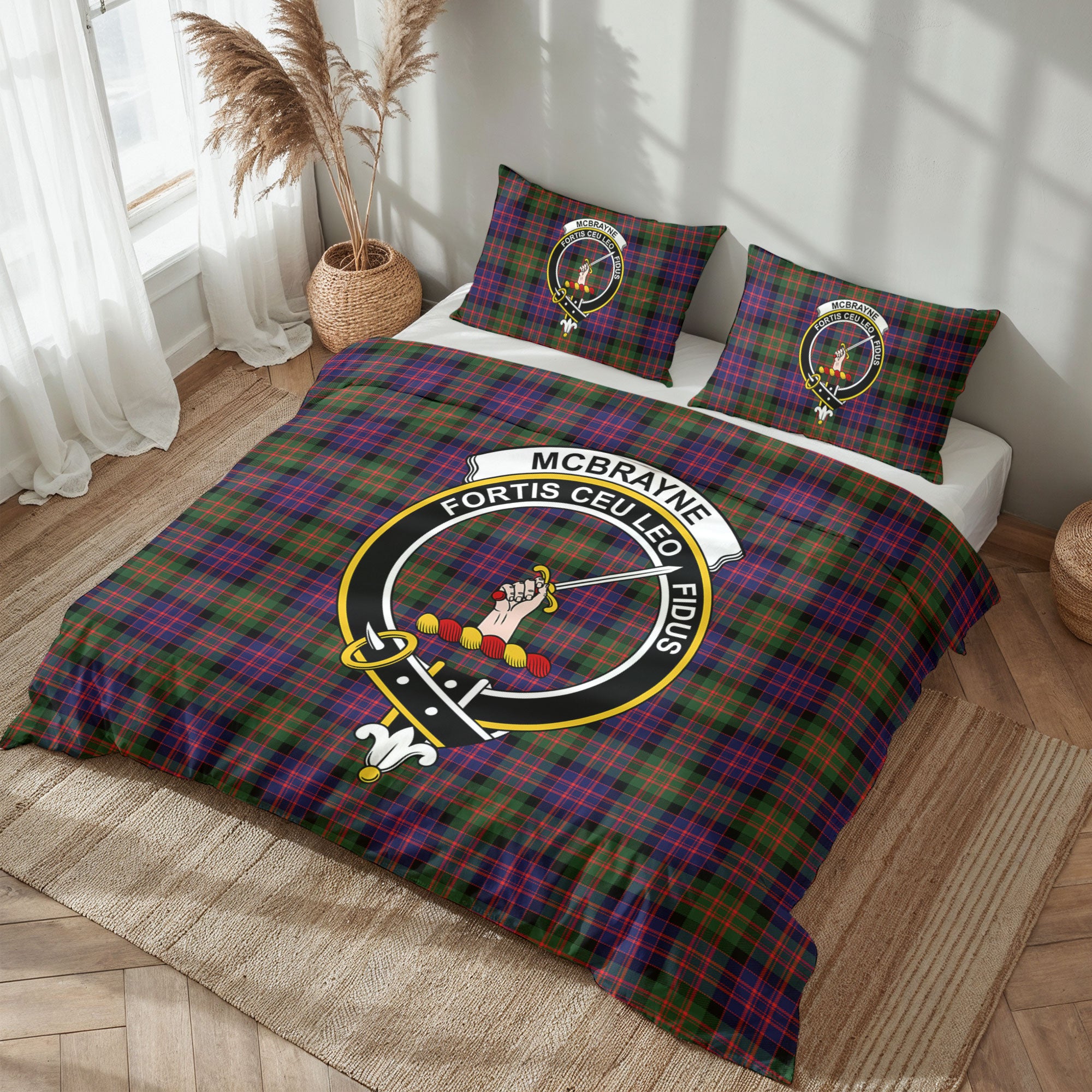 McBrayne Tartan Crest Bedding Set