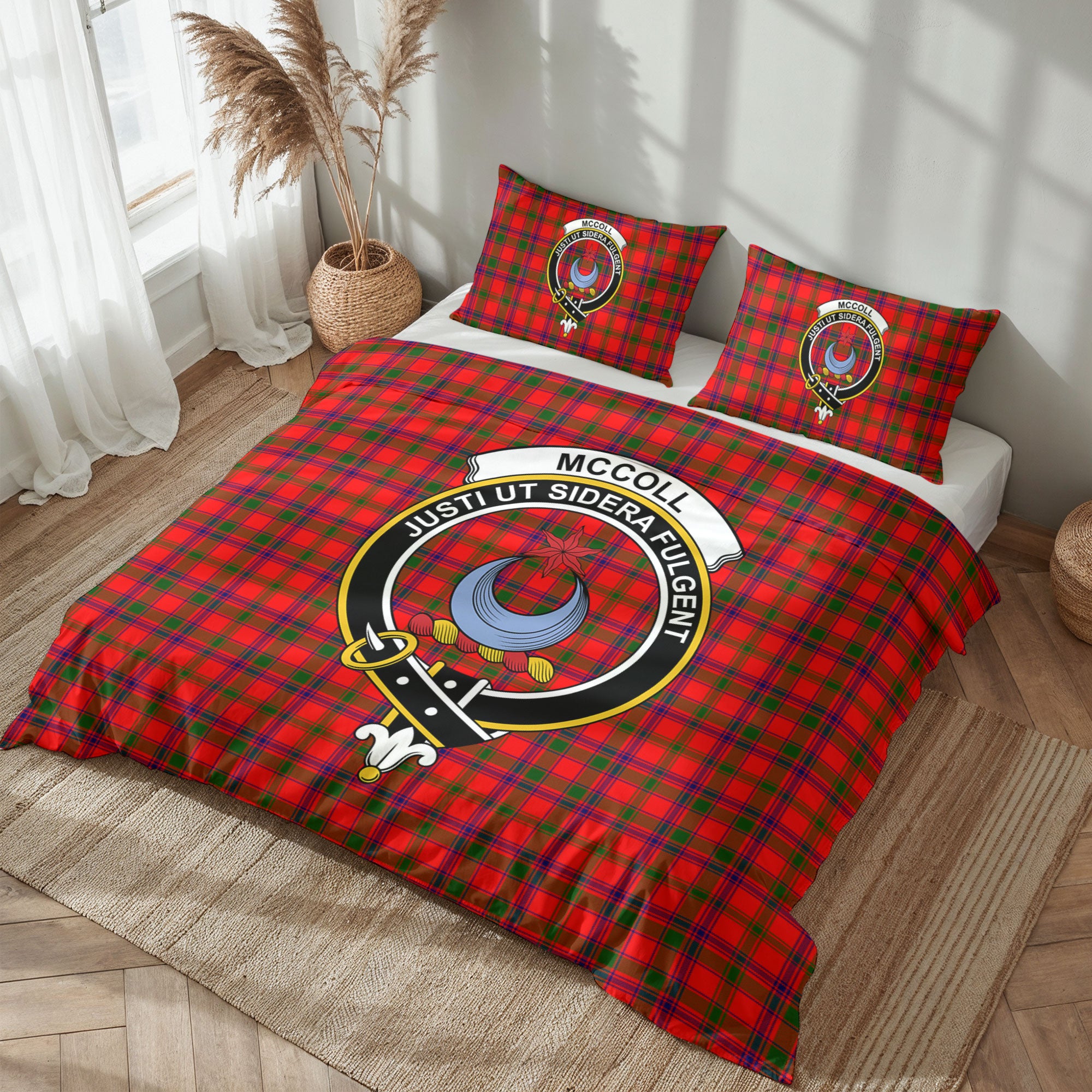 McColl Tartan Crest Bedding Set