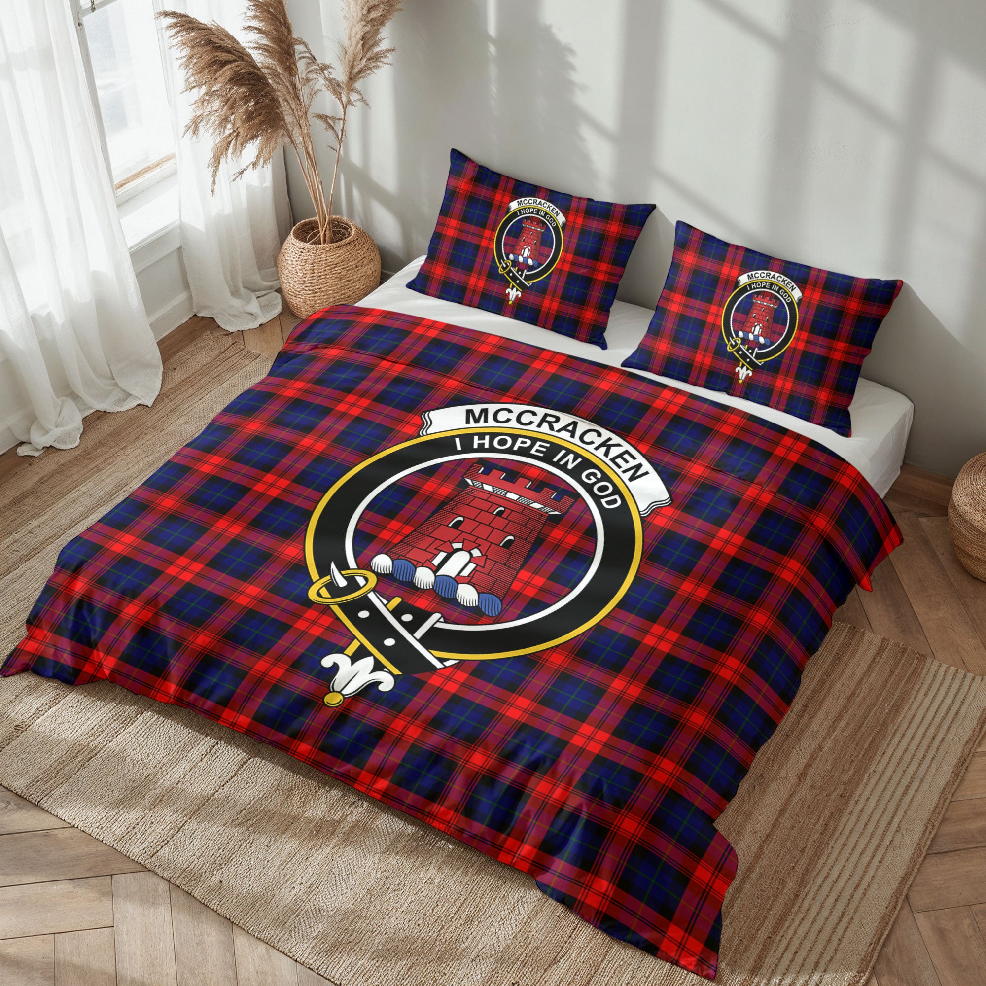 McCracken Tartan Crest Bedding Set