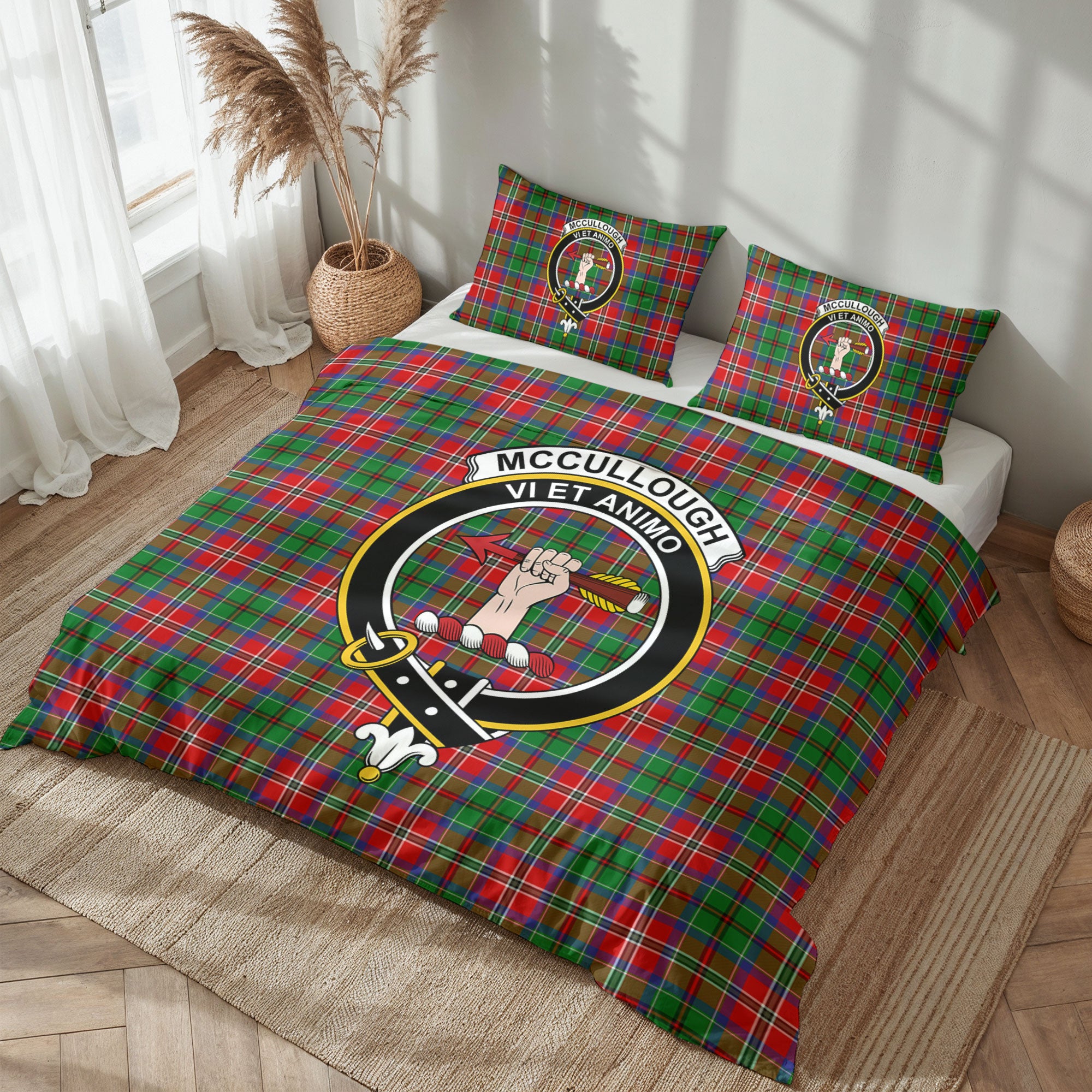 McCullough Tartan Crest Bedding Set