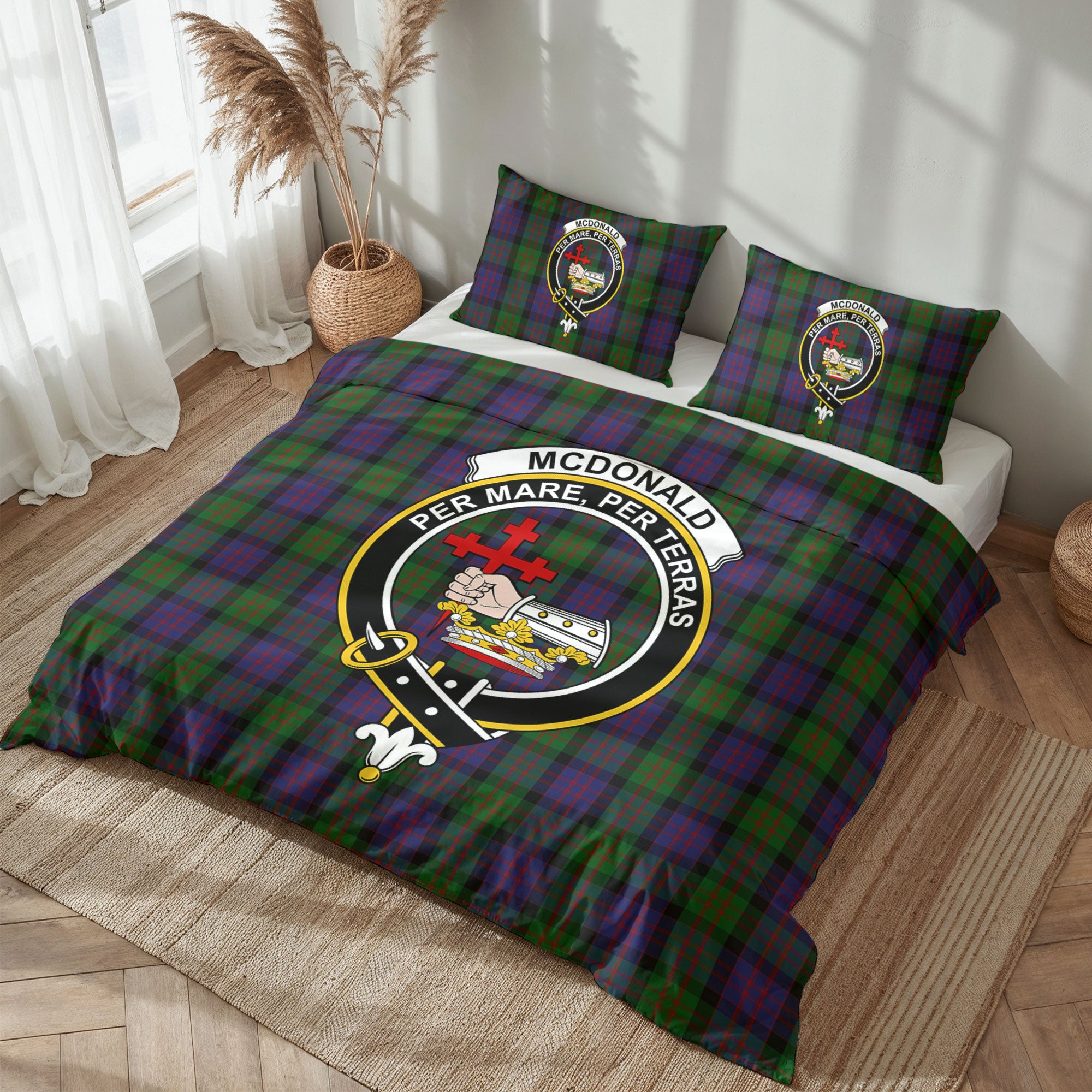 McDonald Tartan Crest Bedding Set