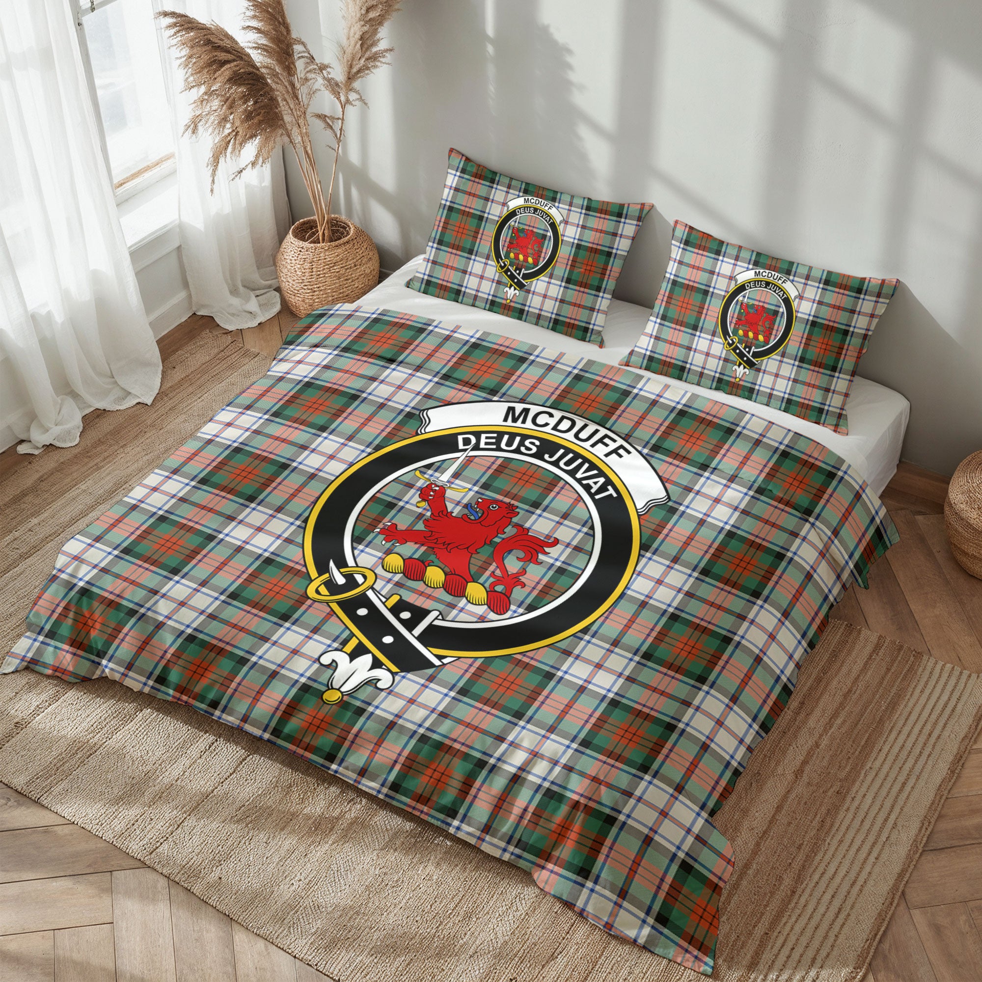 McDuff Dress Ancient Tartan Crest Bedding Set