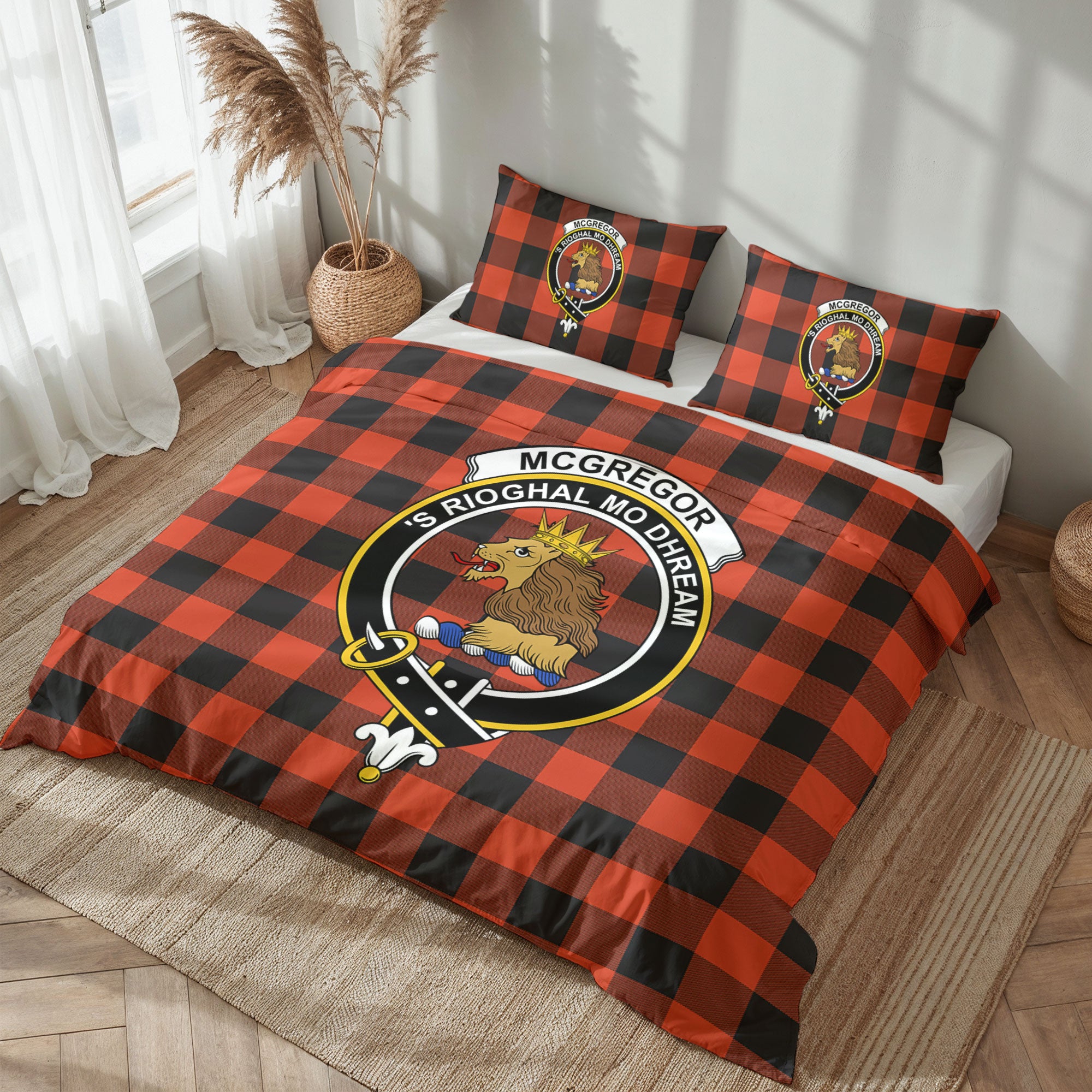 McGregor Rob Roy Ancient Tartan Crest Bedding Set