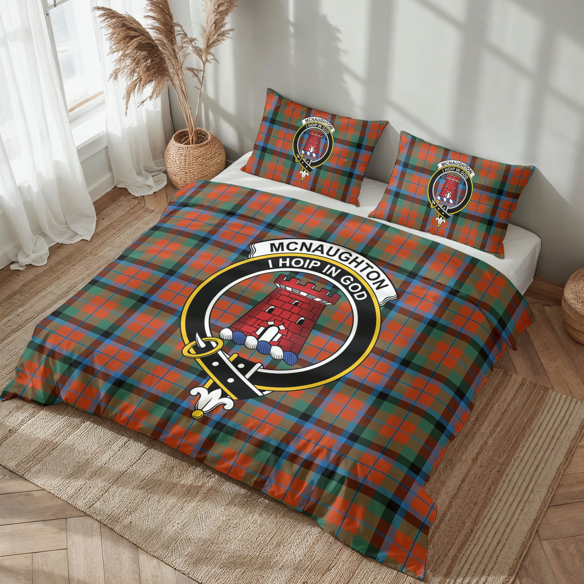 McNaughton Ancient Tartan Crest Bedding Set