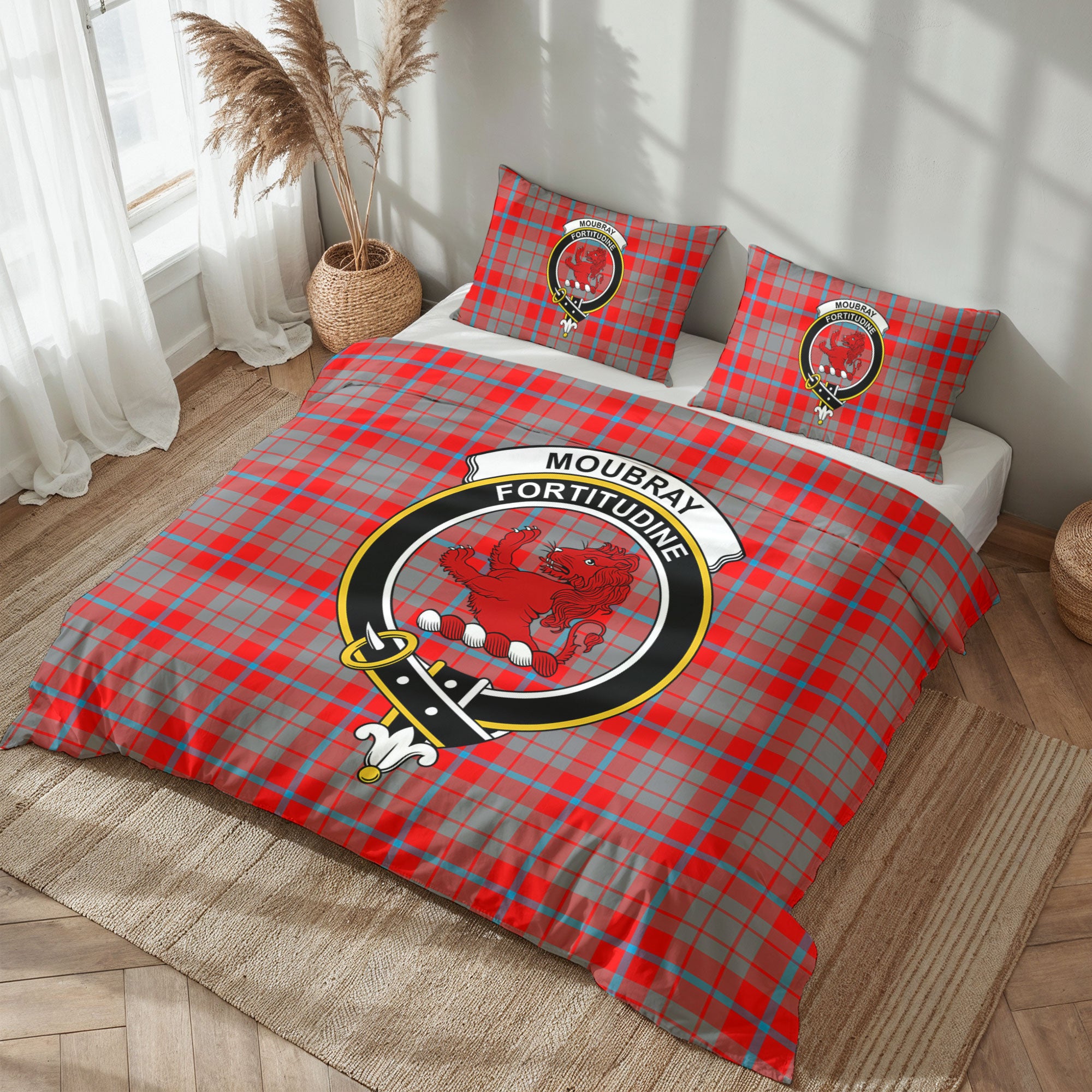 Moubray Tartan Crest Bedding Set