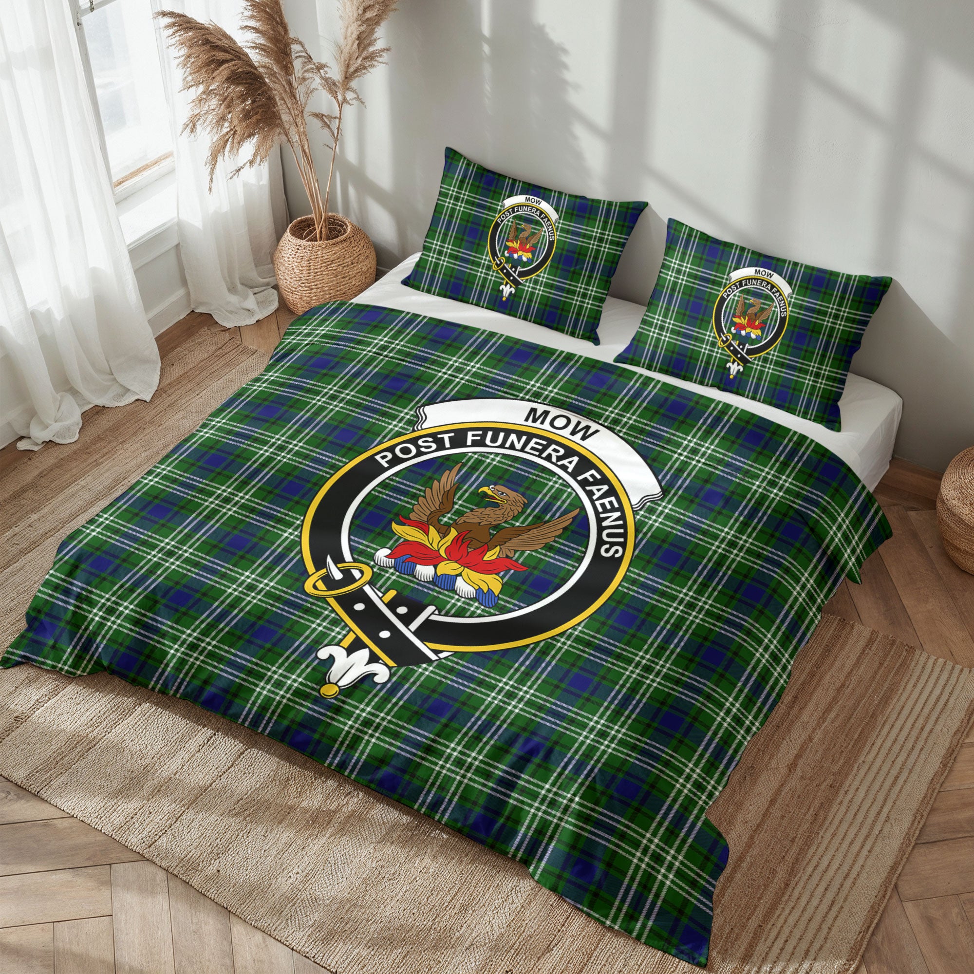 Mow Tartan Crest Bedding Set