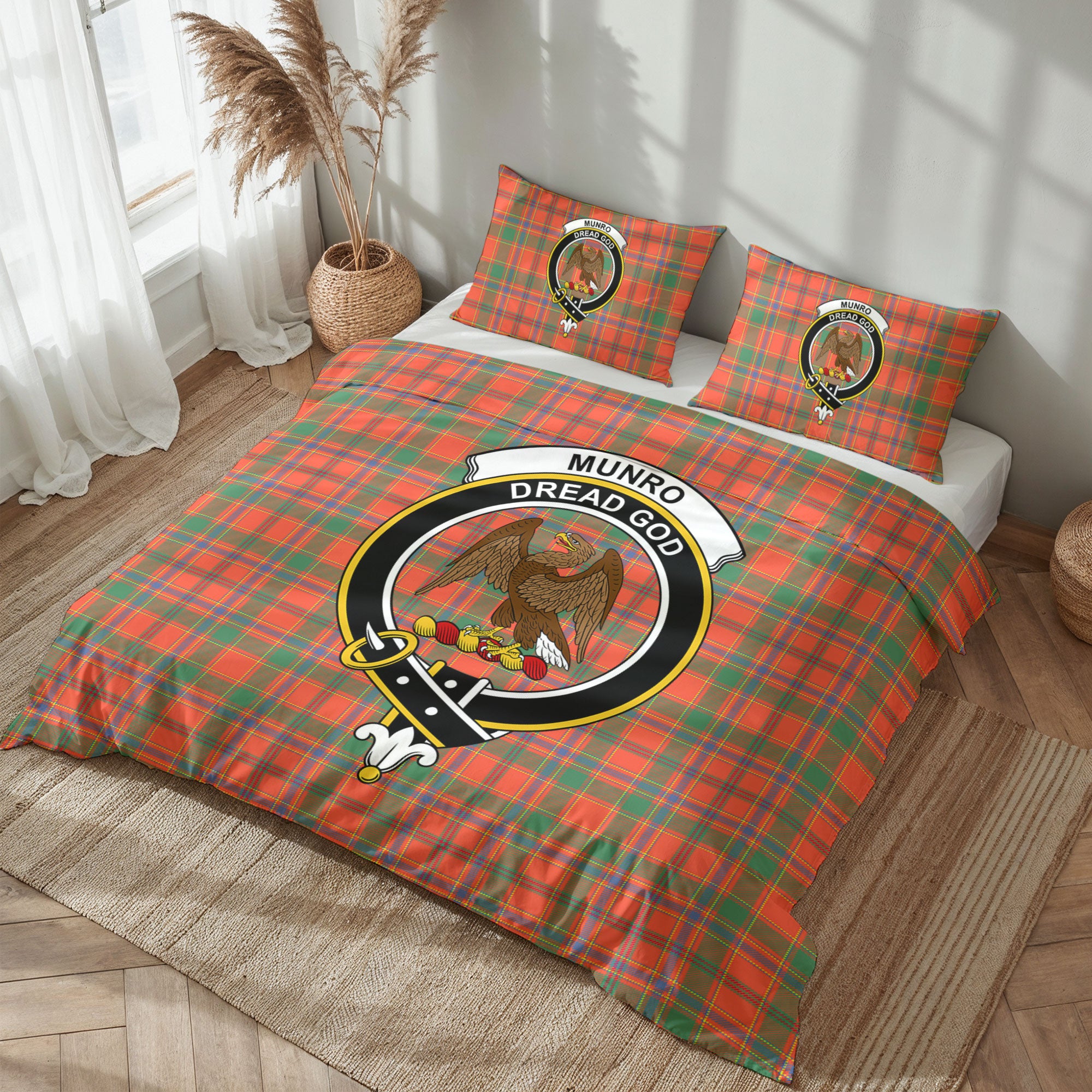 Munro Ancient Tartan Crest Bedding Set