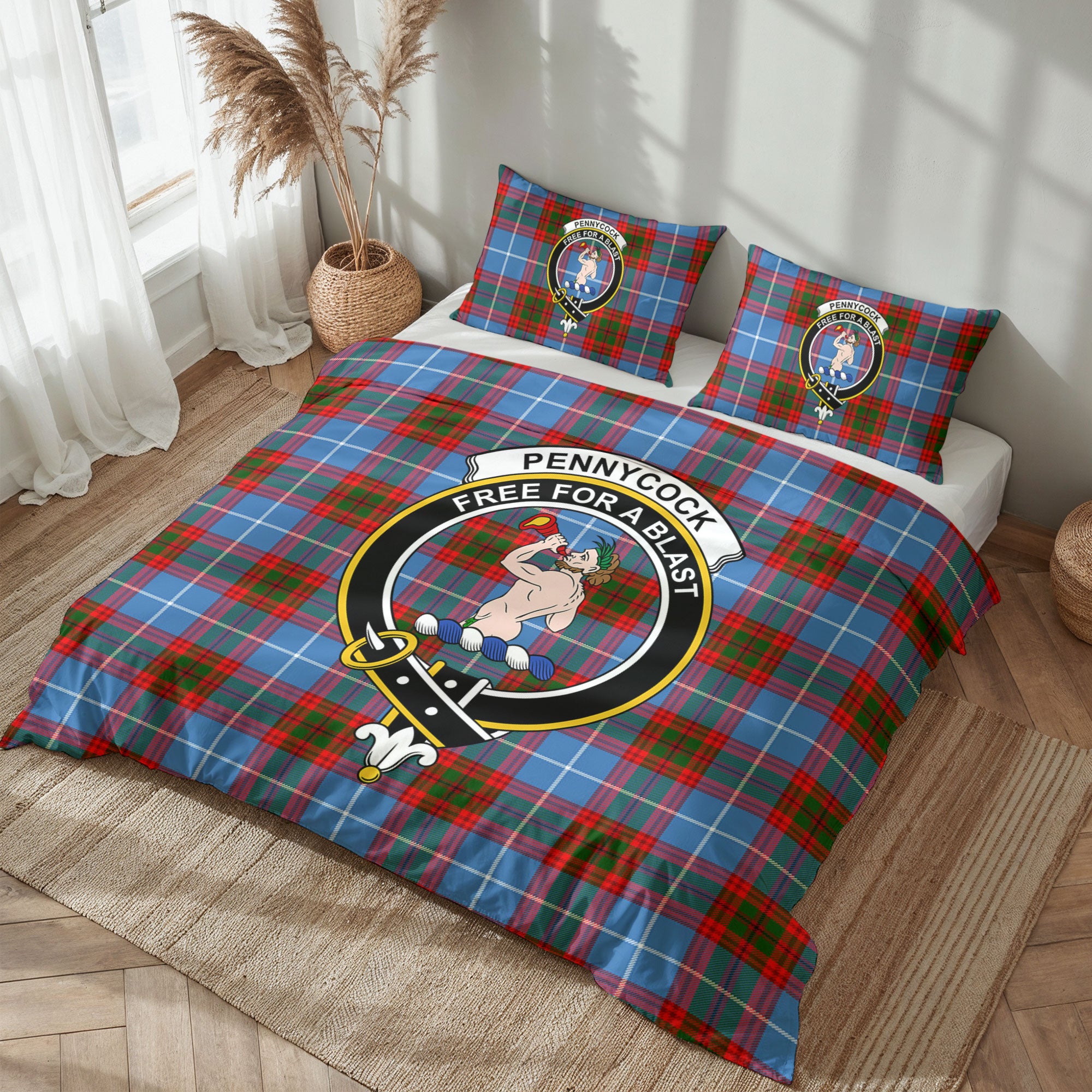 Pennycook Tartan Crest Bedding Set