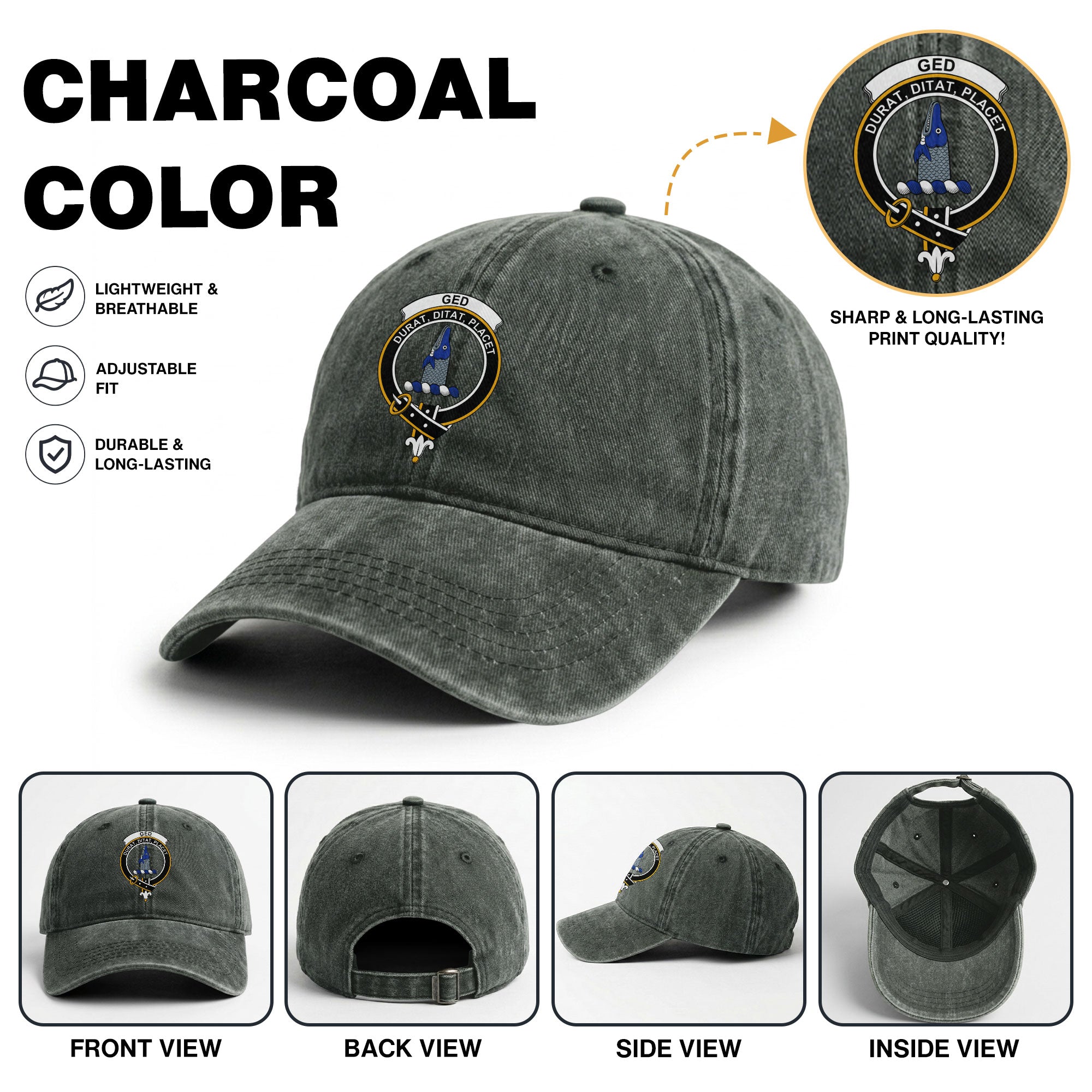 Ged Crest Washed Classic Cap