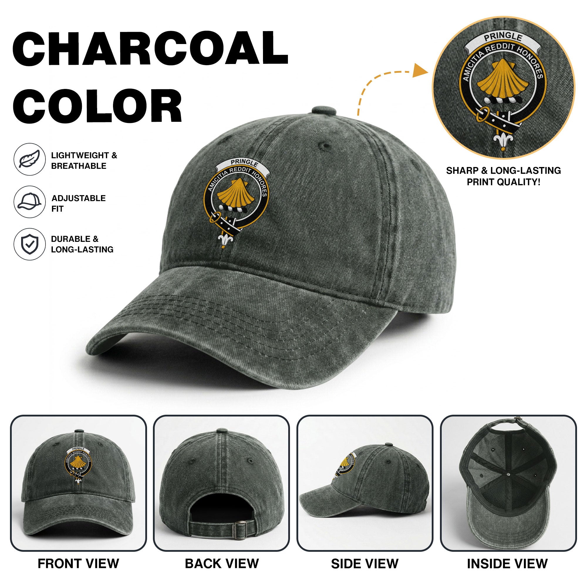 Pringle Crest Washed Classic Cap