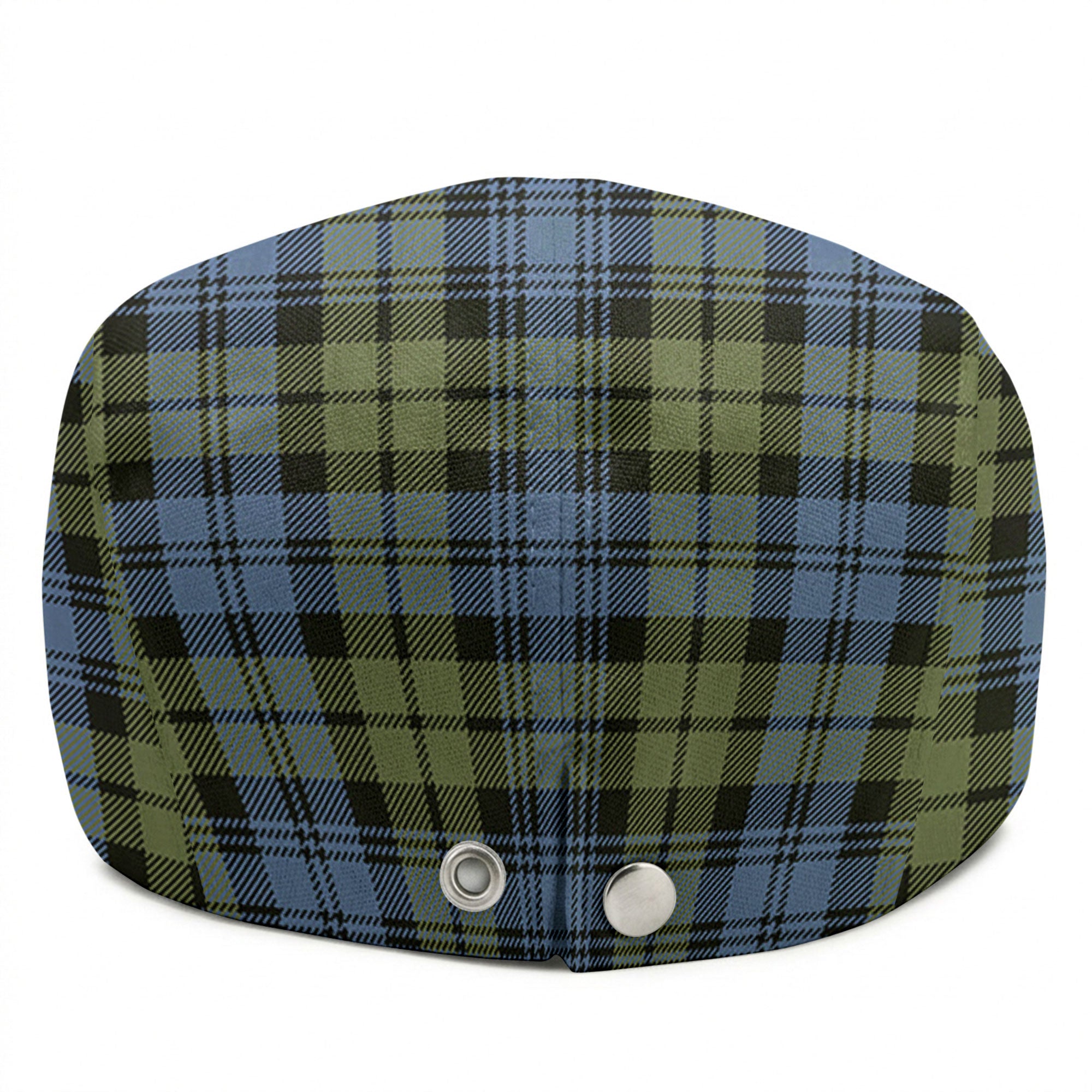 Campbell Faded Tartan Flat Caps