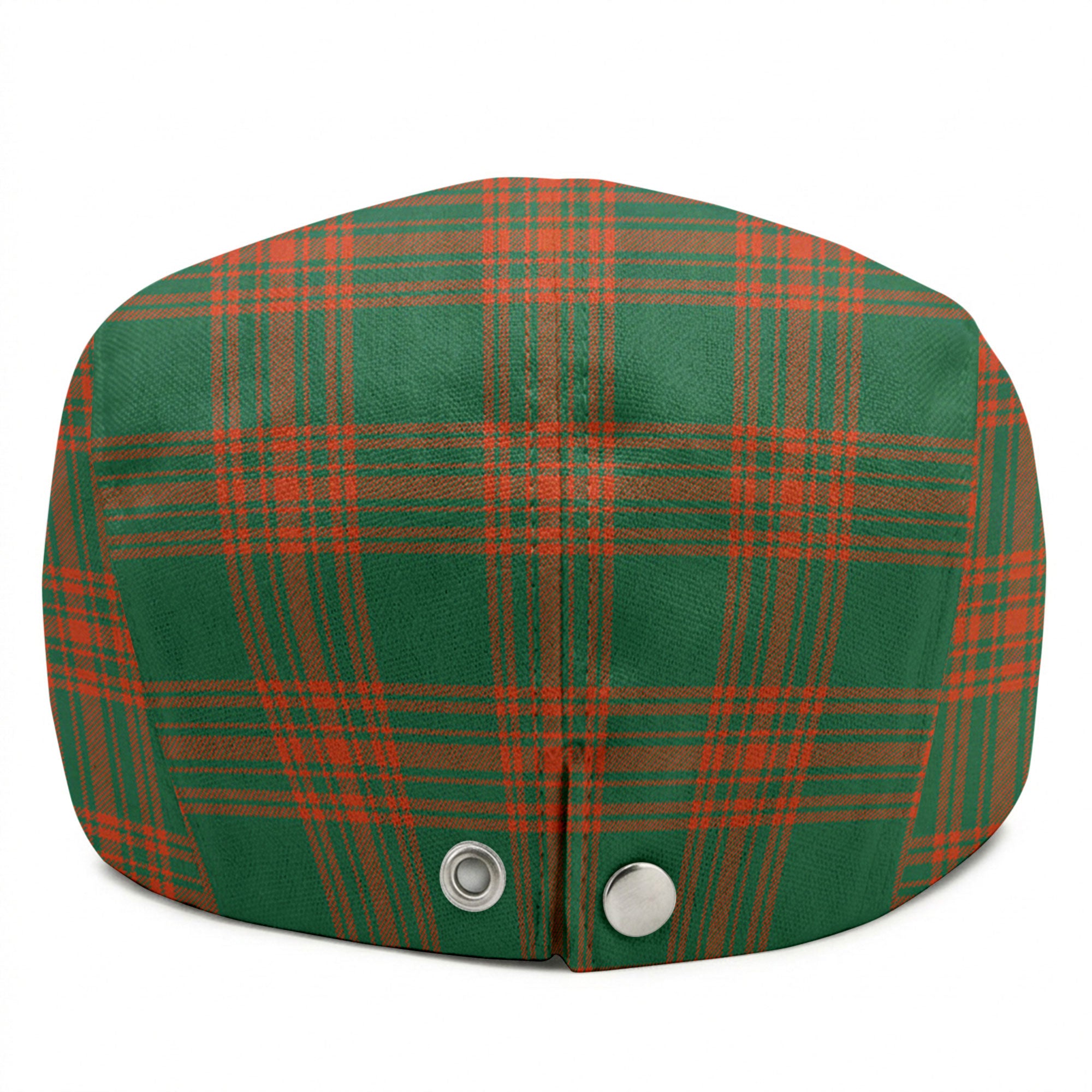 Menzies Green Ancient Tartan Flat Caps