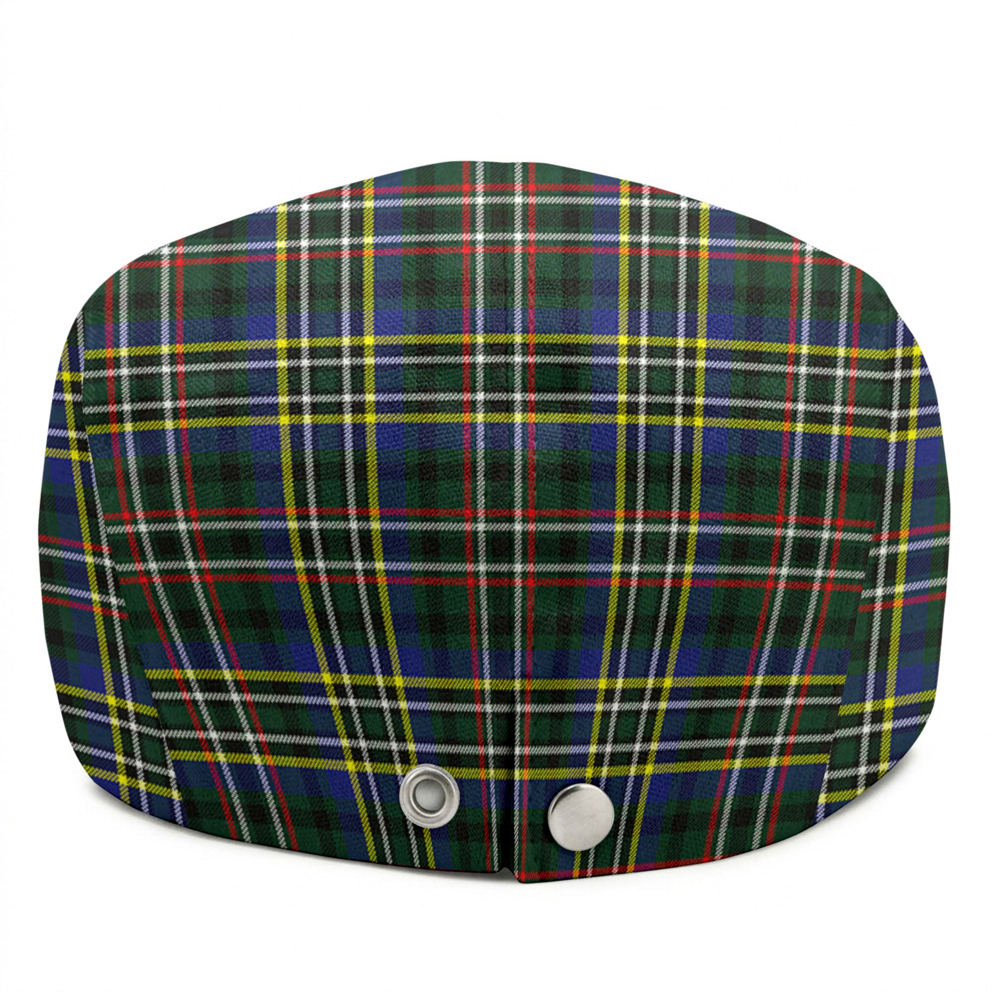 Scott Green Modern Tartan Flat Caps